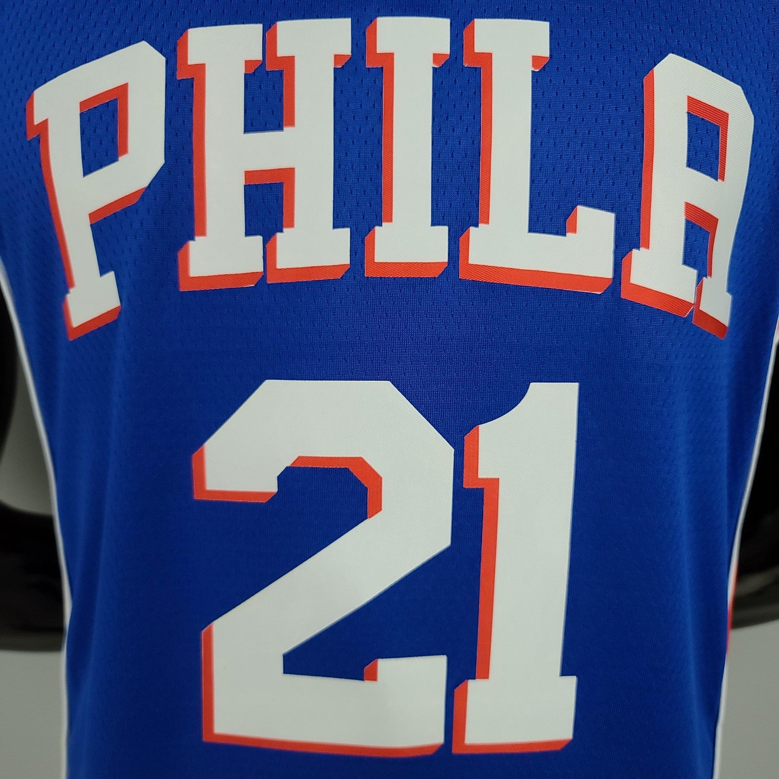 Embiid#21 Detroit Pistons Blue Nba Jersey