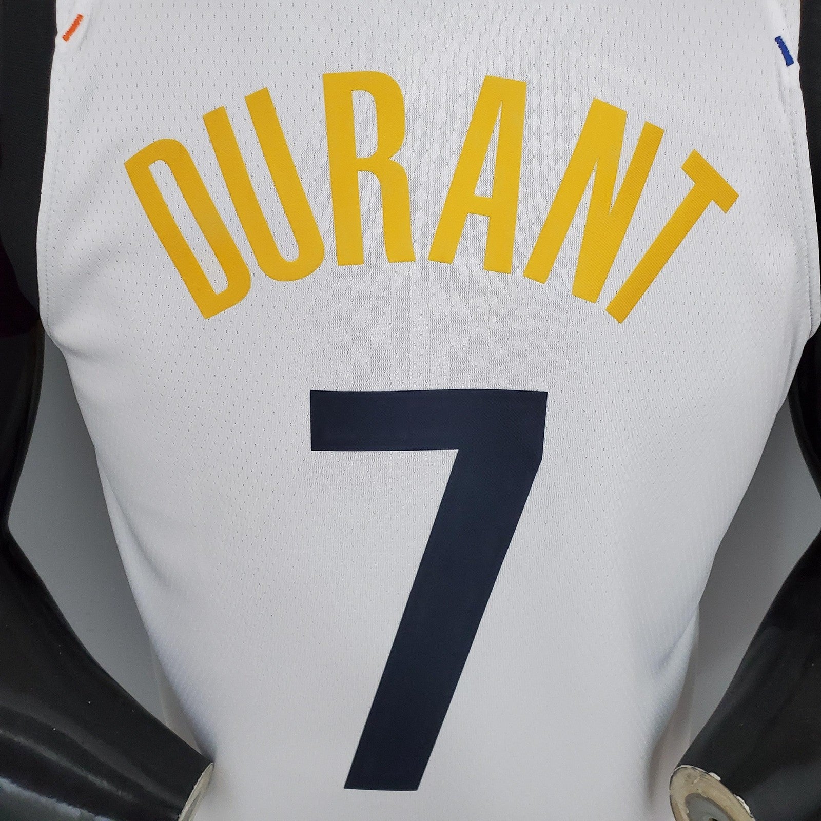 Durant#7 Brooklyn Nets Graffiti White Nba Jersey