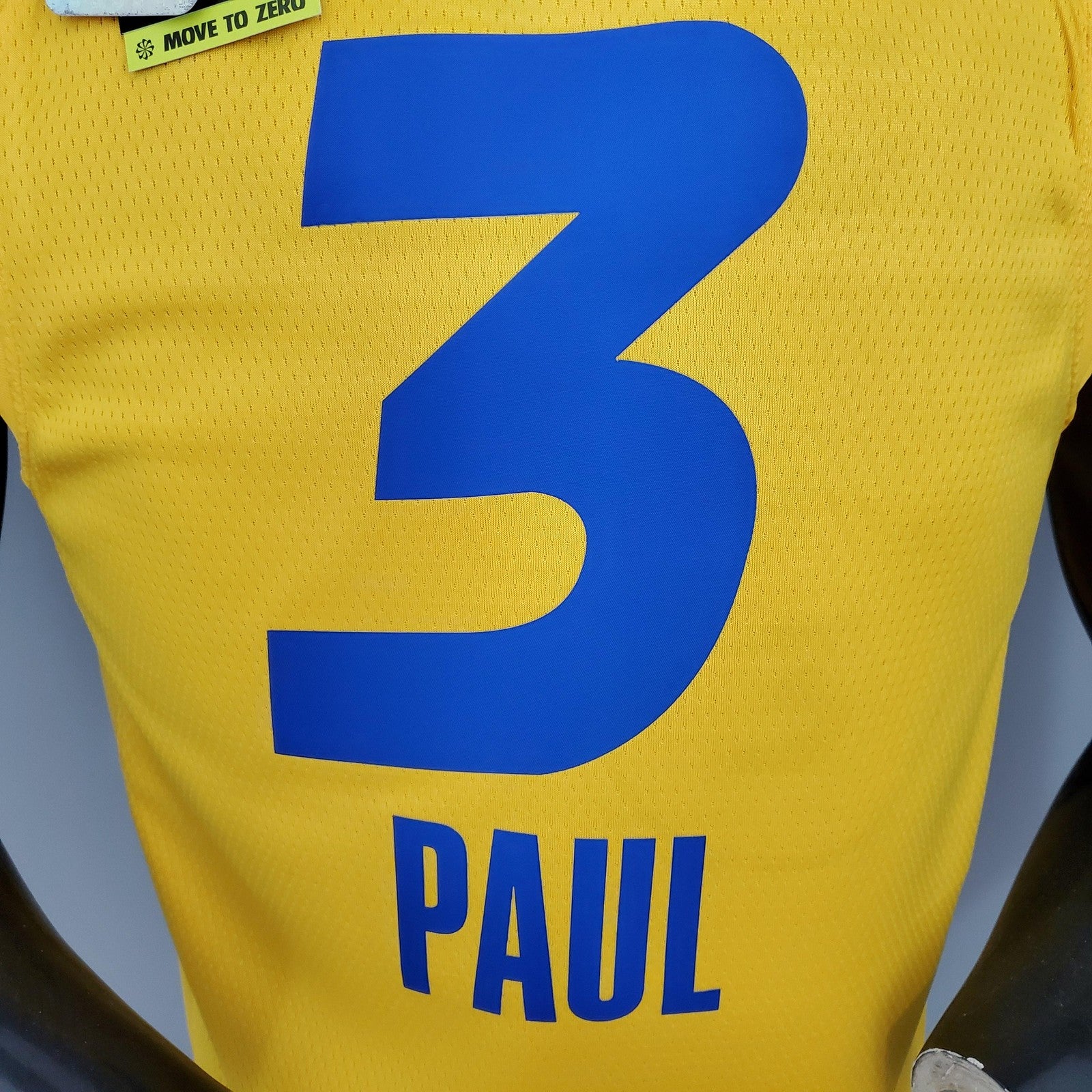 2021 Paul#3 All Star Yellow Nba Jersey