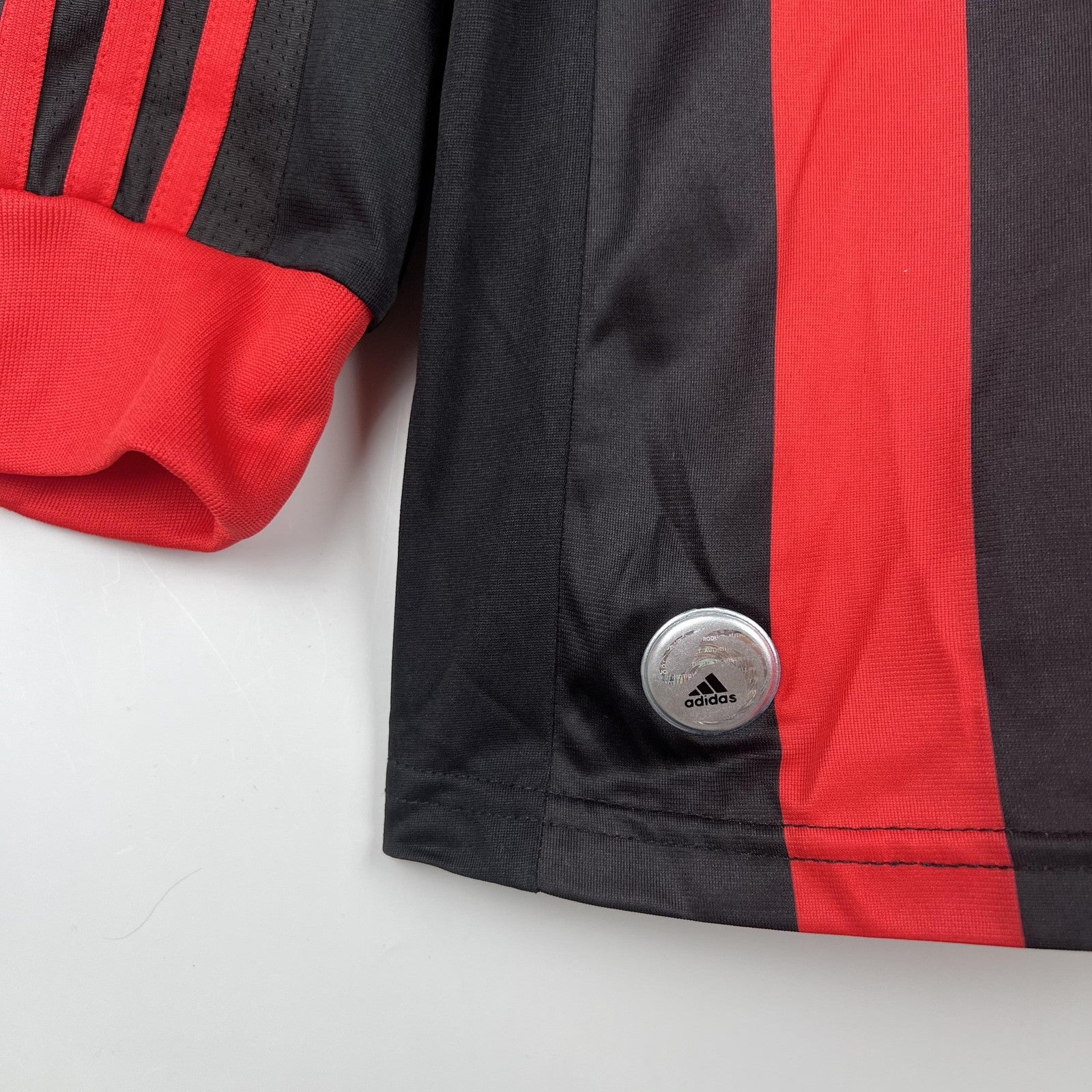 Retro Long Sleeve Ac Milan 09 10 Home