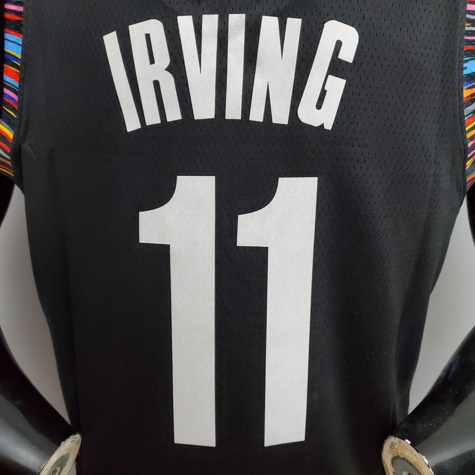 Irving #11 Brooklyn Nets City Version Black Nba Jersey Nike Connect Recognition