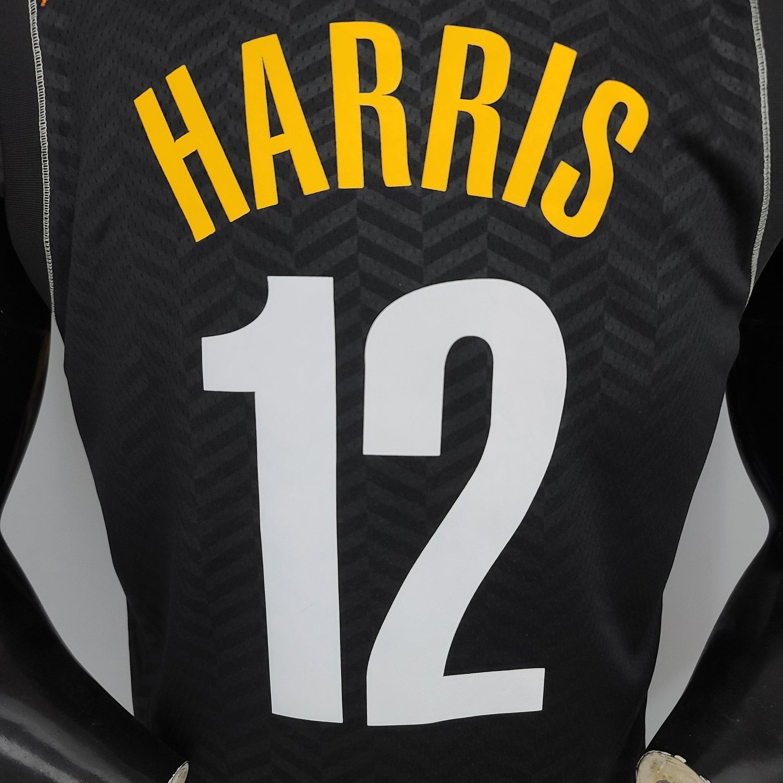 New Brooklyn Nets Harris#12 City Edition Black