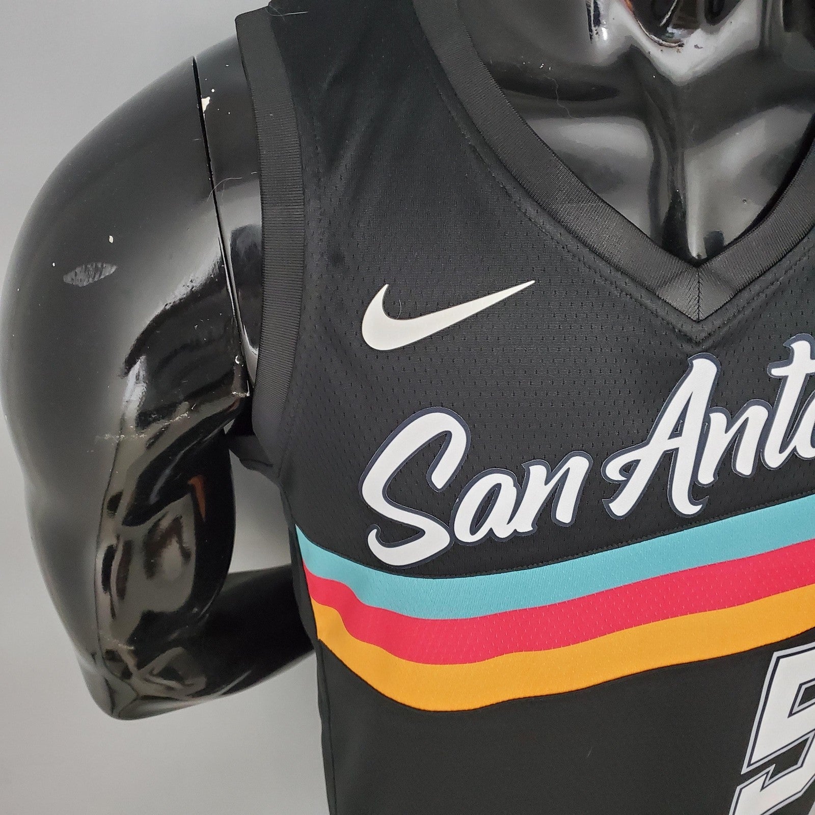 New Murray#5 Season Spurs City Edition Black Nba Jersey