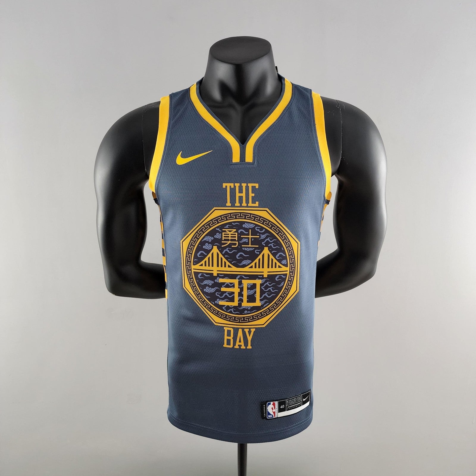 2018 Curry#30 Golden State Warriors Grey Nba Jersey