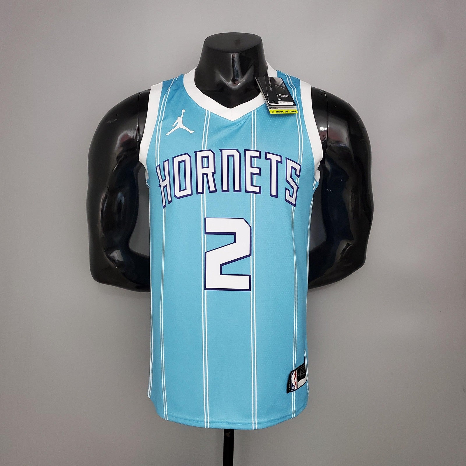 New Hornets Ball#2 Blue Nba Jersey