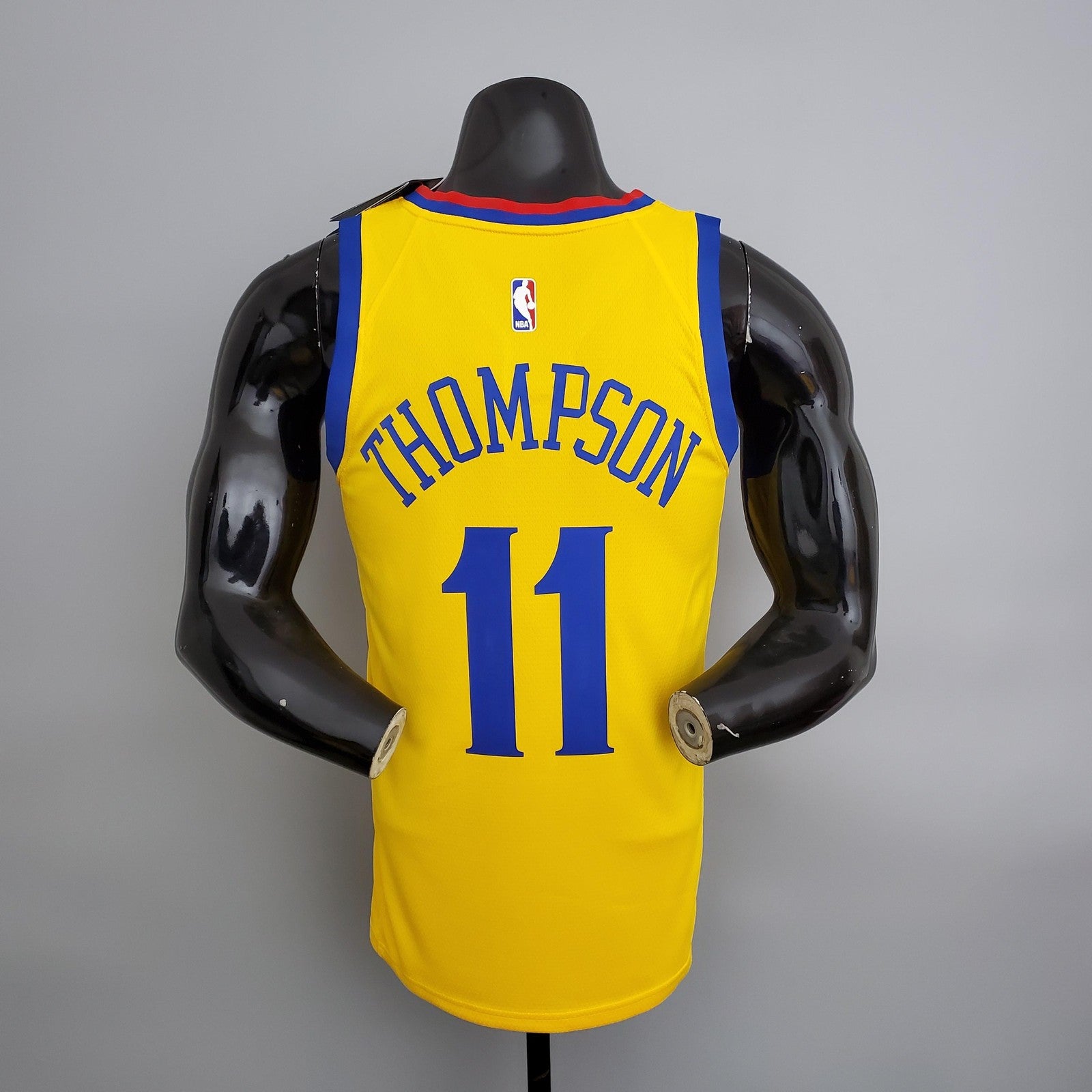 2018 Golden State Warriors Thompson#11 Chinese Dragon Robe Yellow Nba Jersey