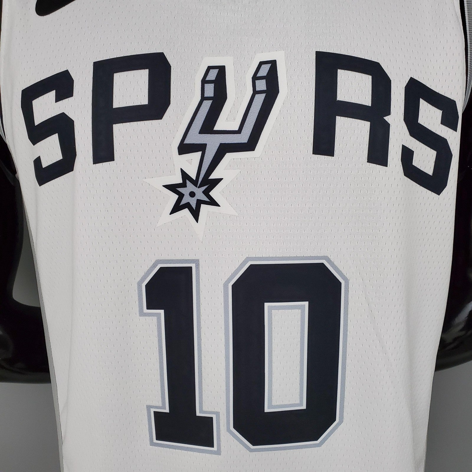 Derozan#10 Spurs White Nba Jersey