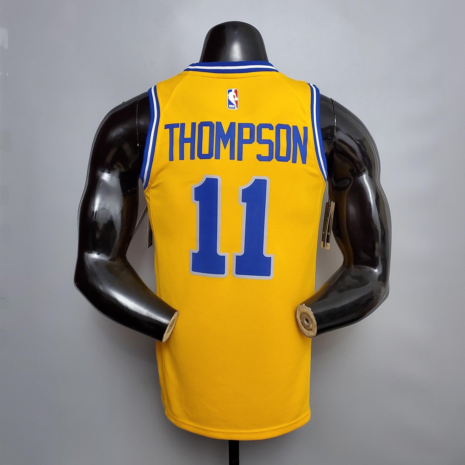 Retro Version Thompson#11 Golden State Warriors Yellow Nba Jersey