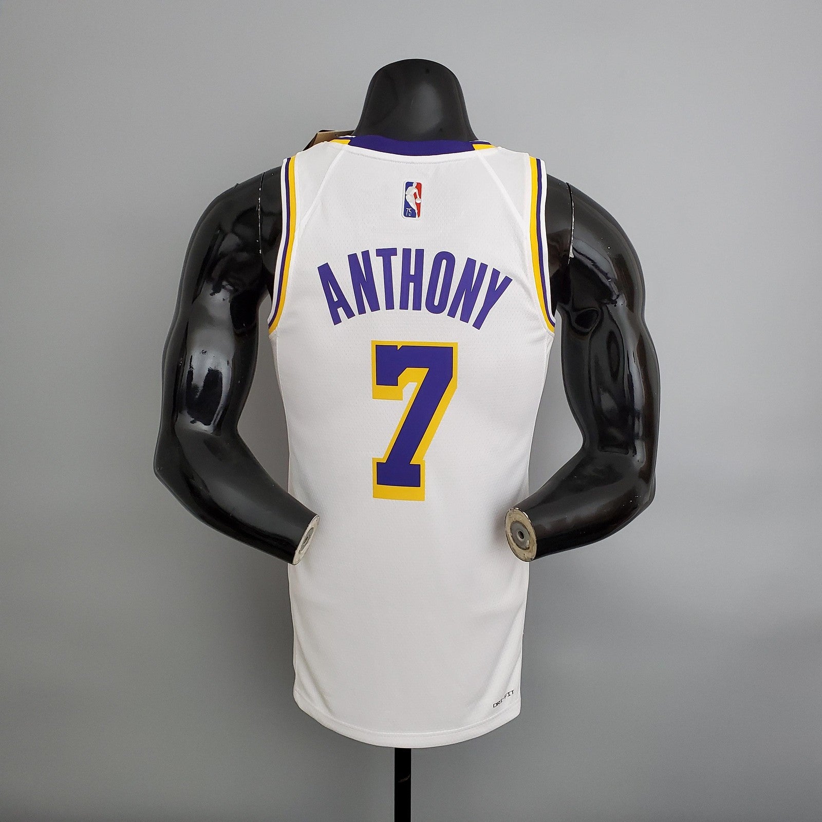 75th Anniversary Lakers White Nba Jersey