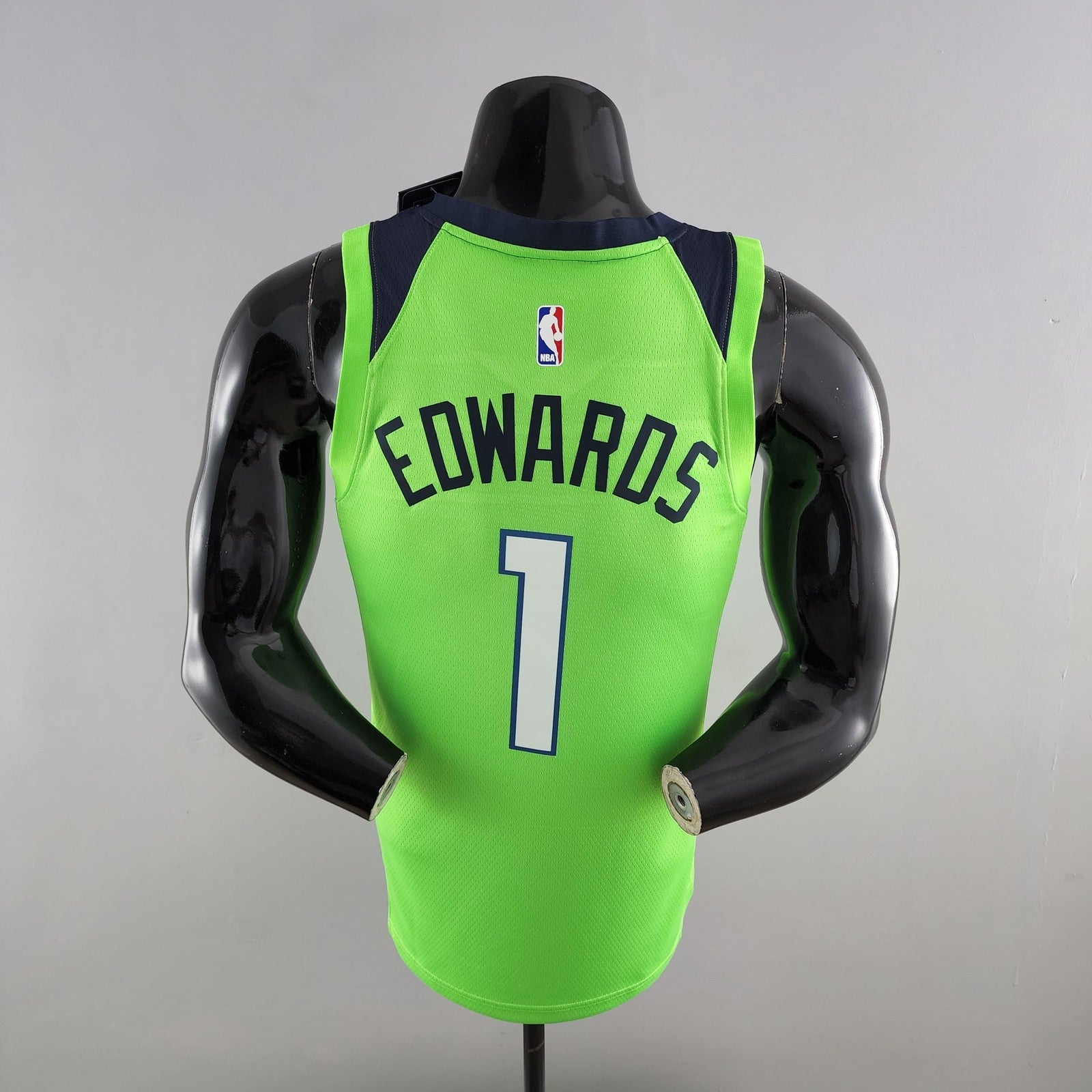 Minnesota Timberwolves Edwards#1 Air Jordan Nba Jersey Blue
