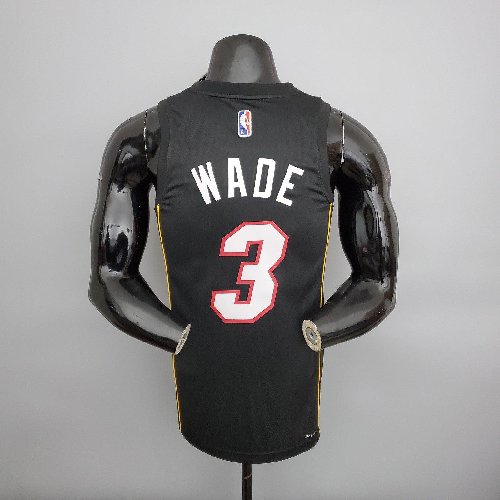 2022 Season Wade #3 Heat City Edition Black Nba Jersey