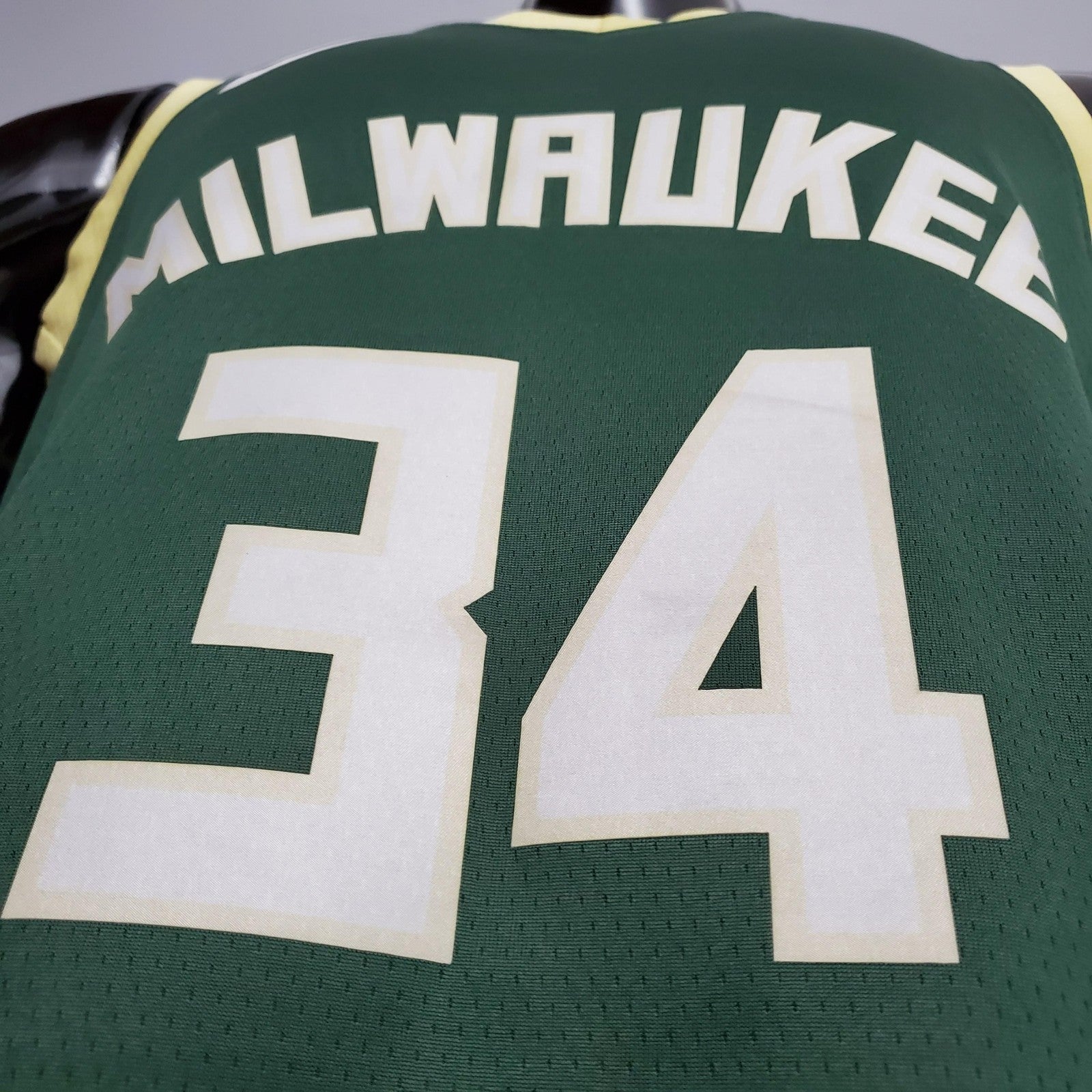 Antetokounmpo#34 Bucks Fruit Green Nba Jersey Nike Connect Recognition