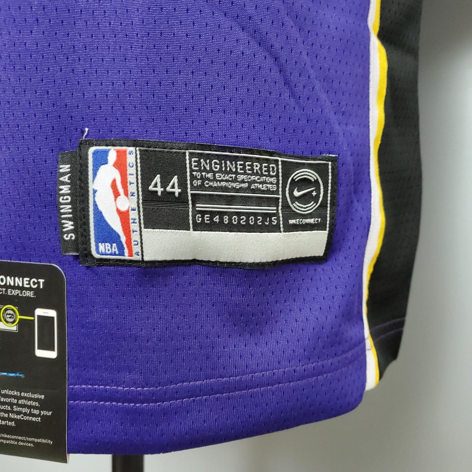 Kuzma #0 Lakers Purple Nba Jersey Nike Connect Recognition