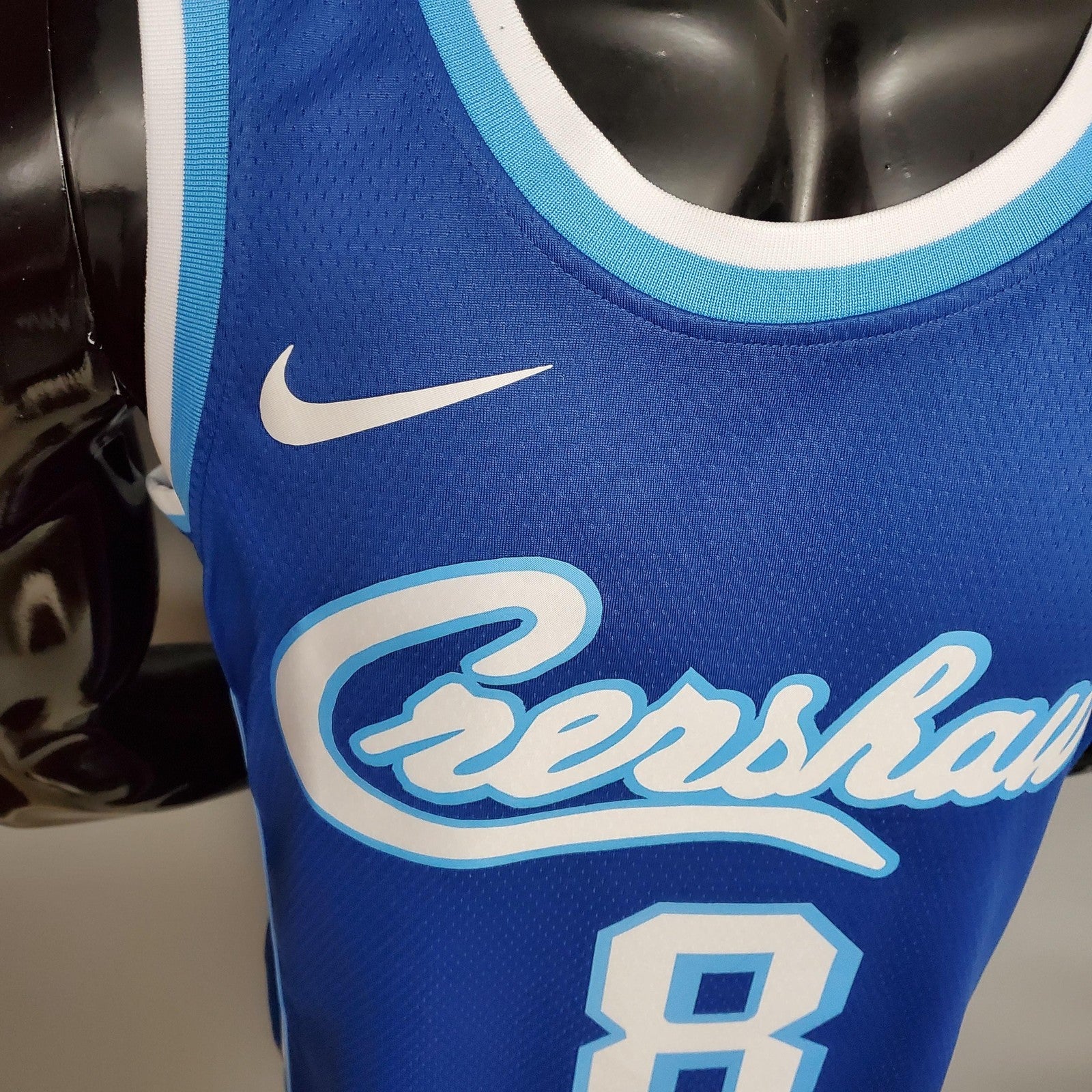 New Bryant #8 Lakers Black Nba Jersey Nike Connect Recognition