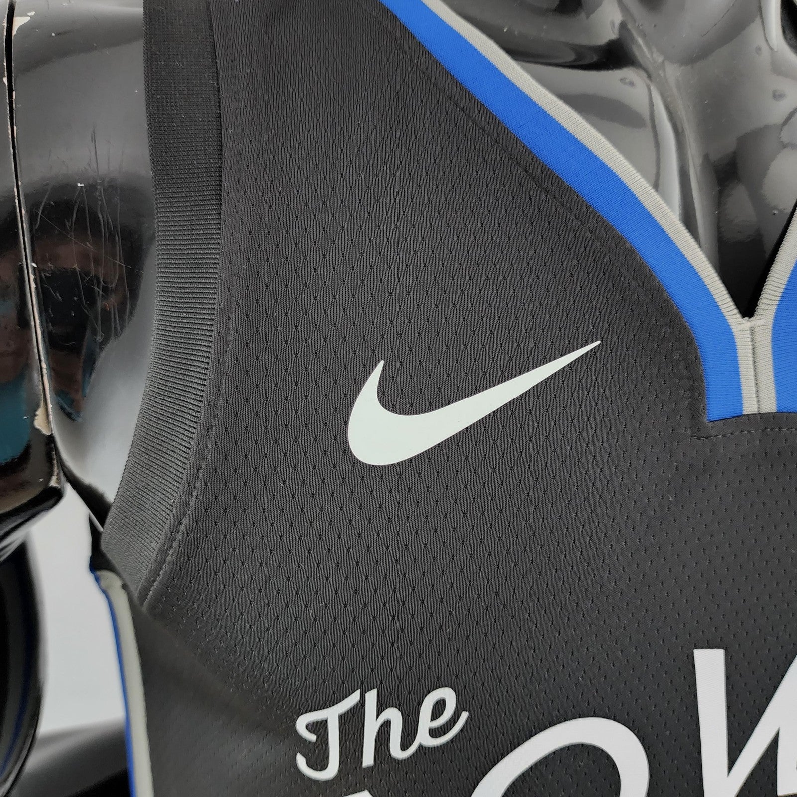 2020 Curry#30 Warriors City Edition Black and Grey Nba Jersey