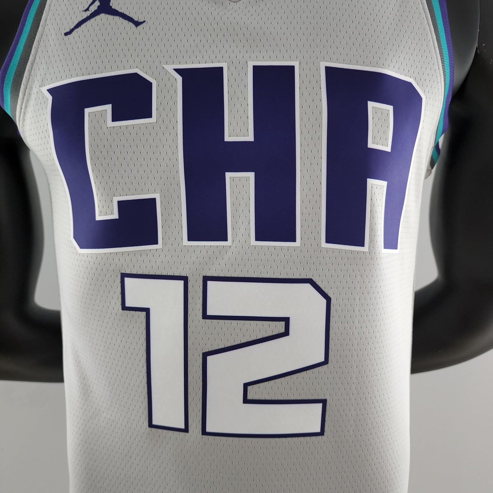 2019 Oubre Jr #12 Charlotte Hornets Grey Nba Jersey