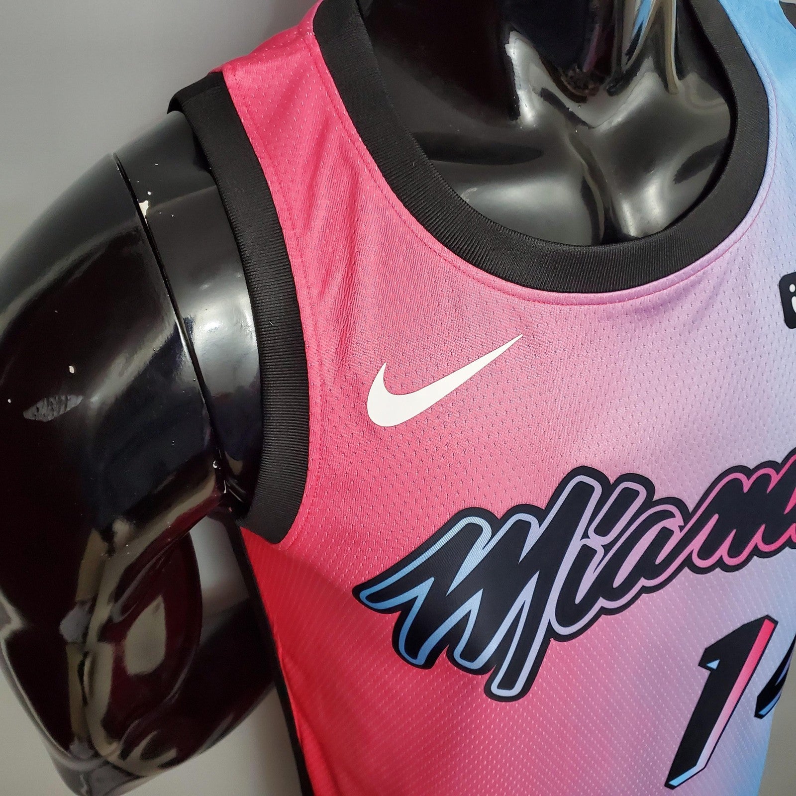 New Miami Heat Herro#14 City Edition Pink Blue Gradient Color (support Customization)