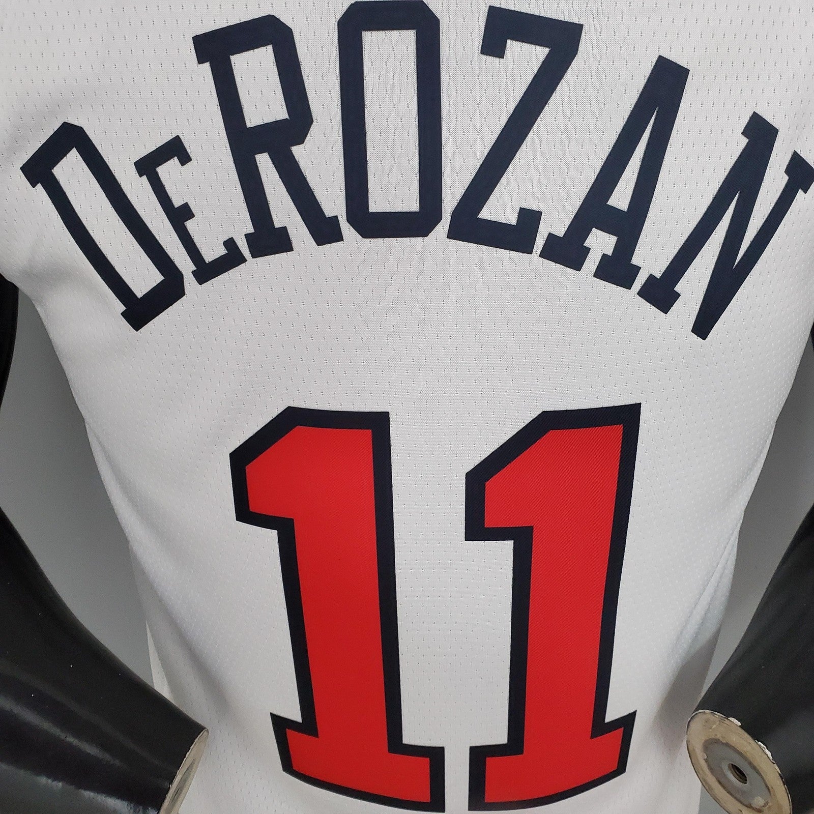 Derozan#11 Chicago Bulls White Nba Jersey
