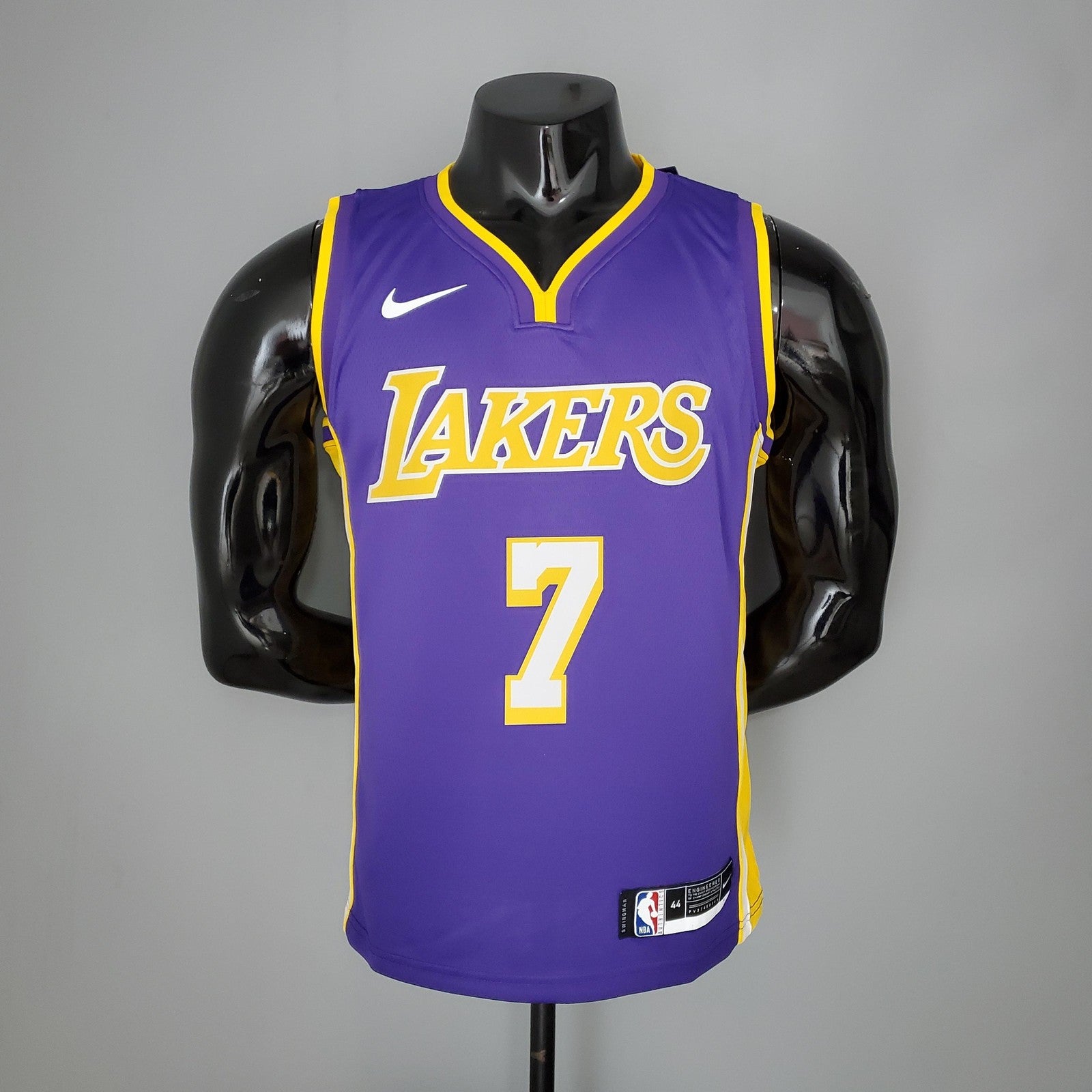 Anthony#7 Los Angeles Lakers Purple Yellow Side Nba Jersey V
