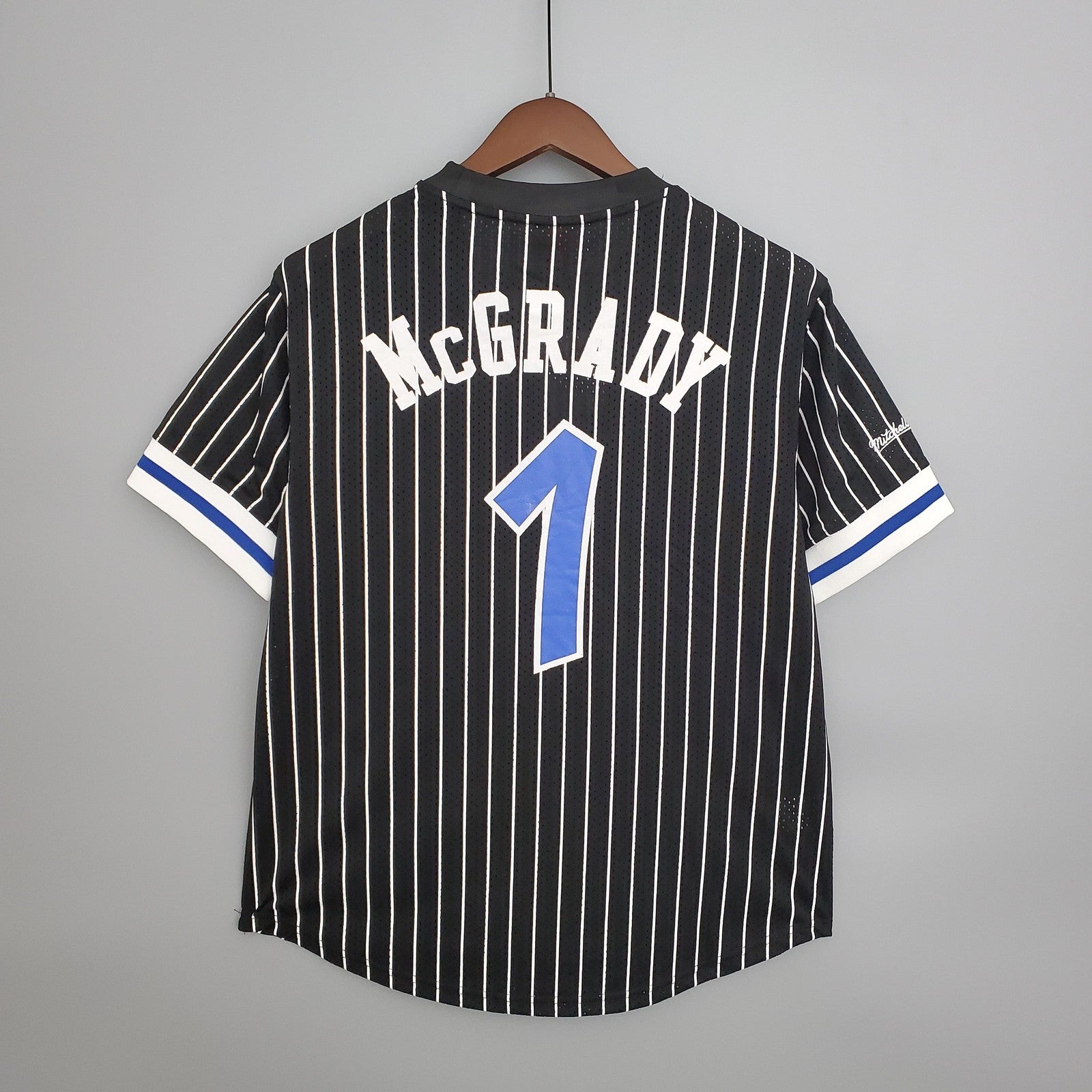 Mitchellness Magic Black No 1 Mcgrady Retro Mesh Short Sleeve