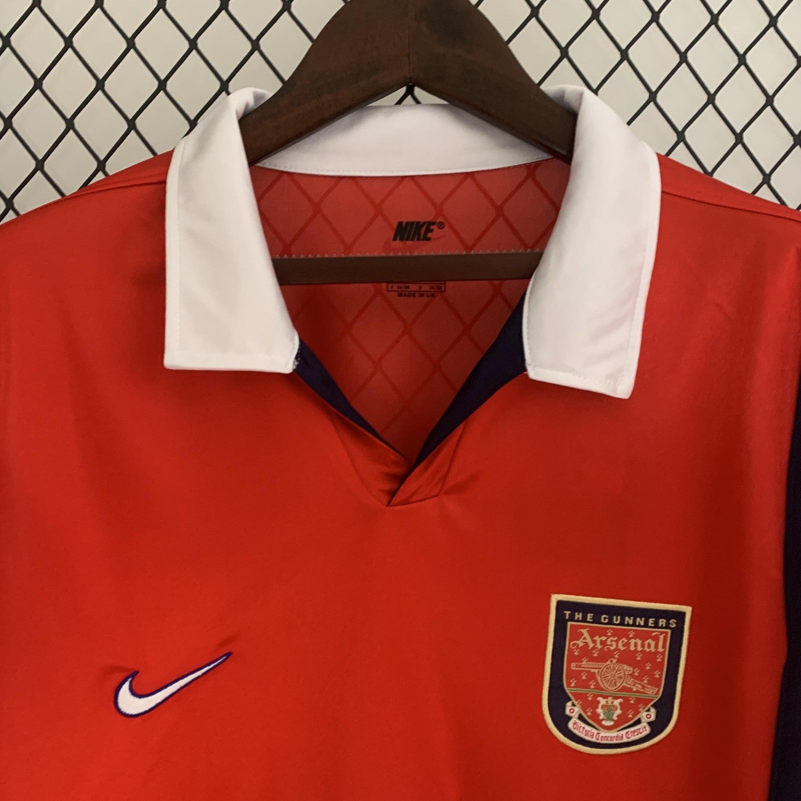 Retro Long Sleeve Arsenal 98 99 Home