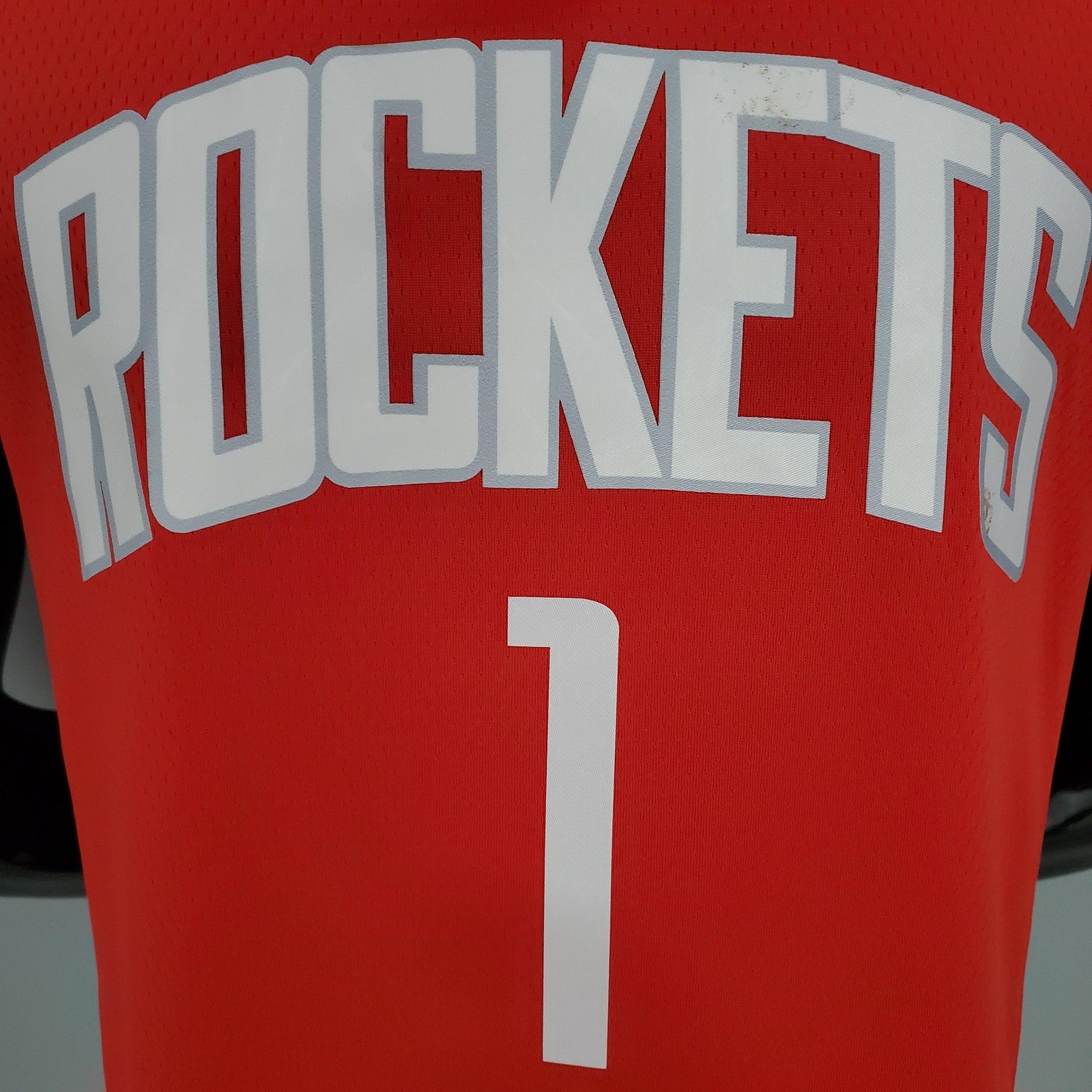 2021 Mcgrady#1 Rockets Red Nba Jersey