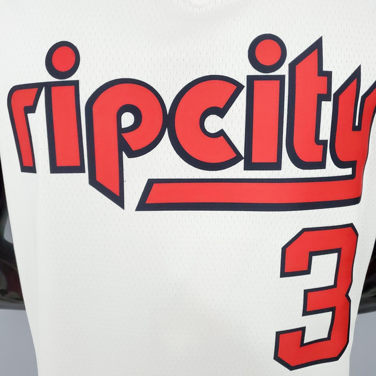 Mccollum#3 Portland Trail Blazers Beige Nba Jersey