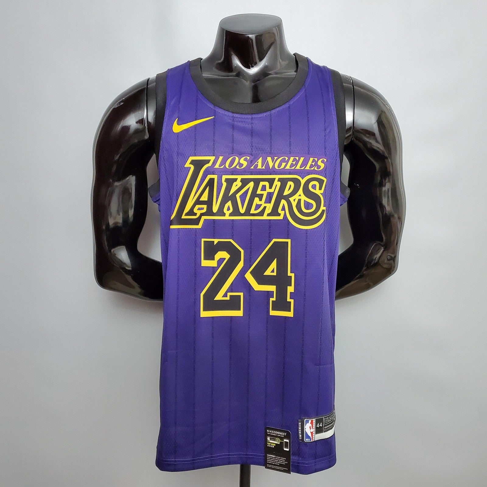 Bryant #24 Lakers Round Neck Purple Nba Jersey Nike Connect Recognition