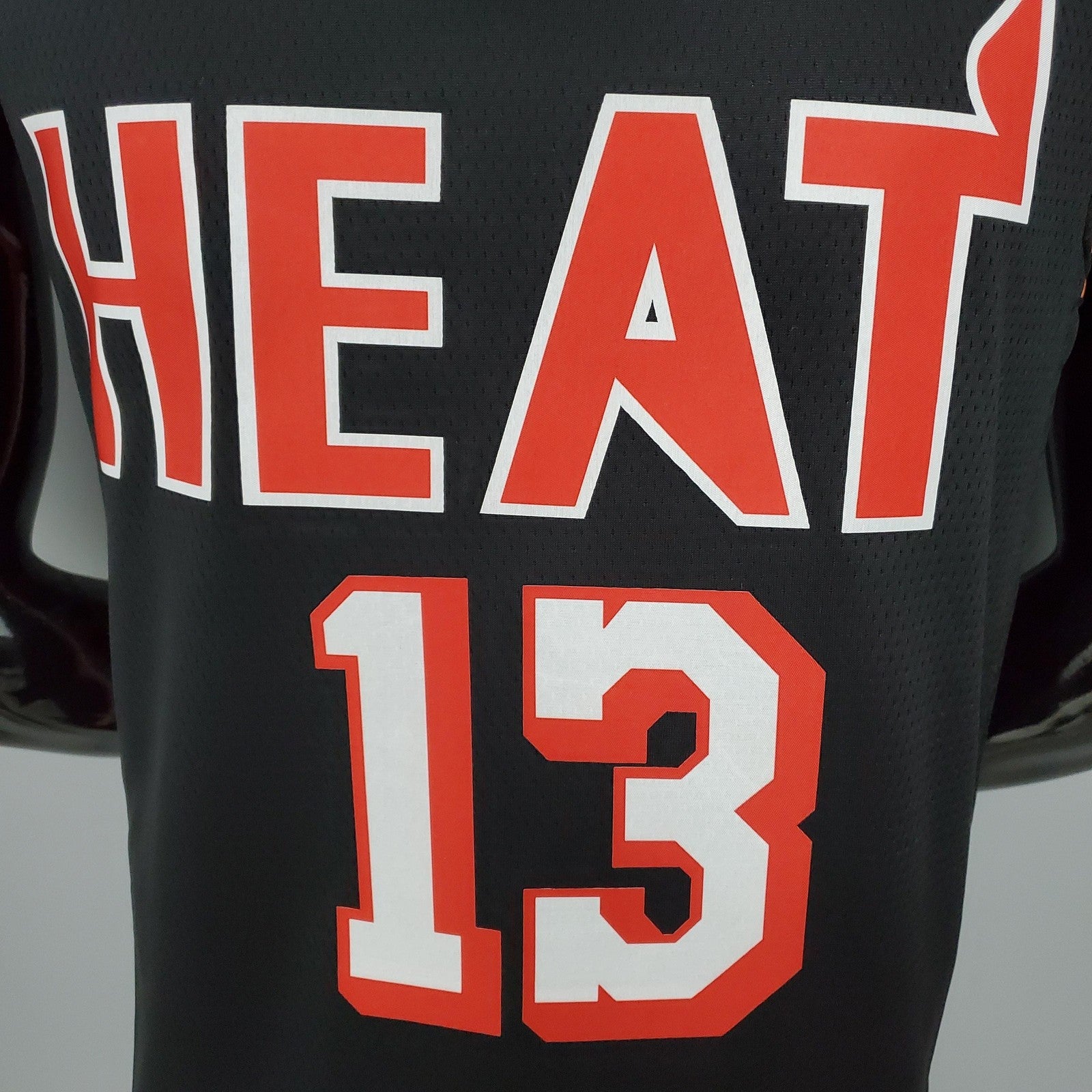 2018 Adebayo#13 Heat Retro Night Black Nba Jersey