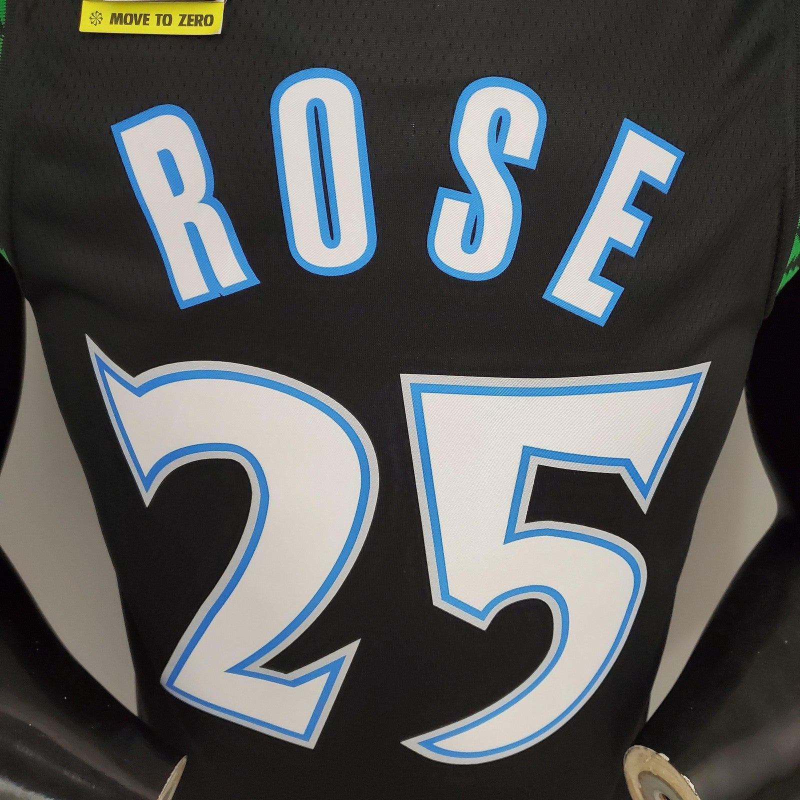 Rose#25 2018 Retro Timberwolves Black Nba Jersey