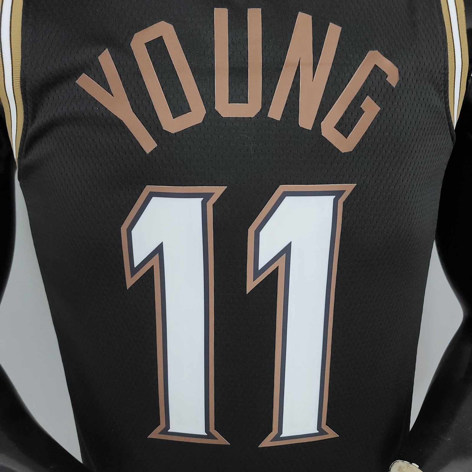 New Atlanta Hawks Young#11 City Edition Black Nba Jersey