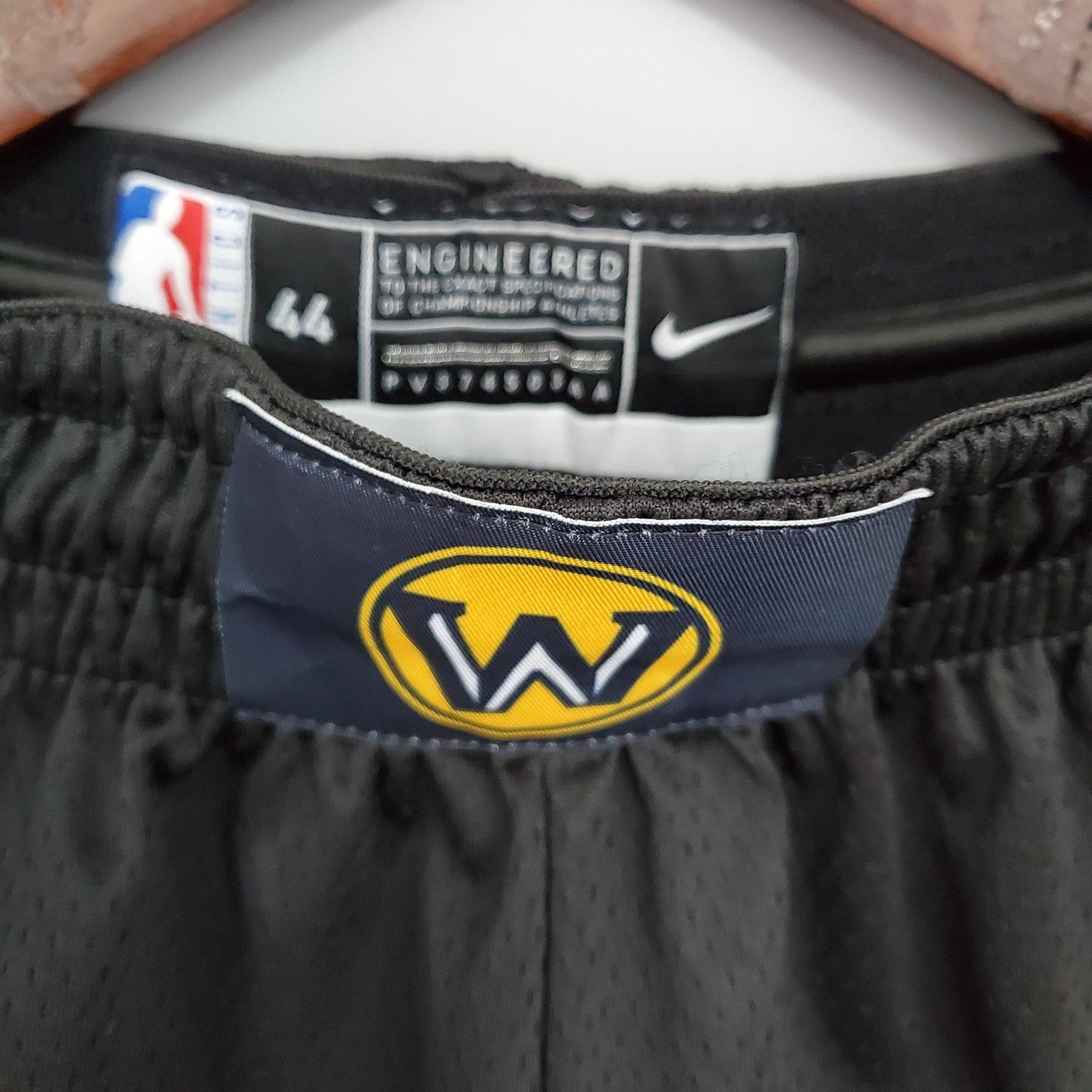 Warriors Black Nba Shorts
