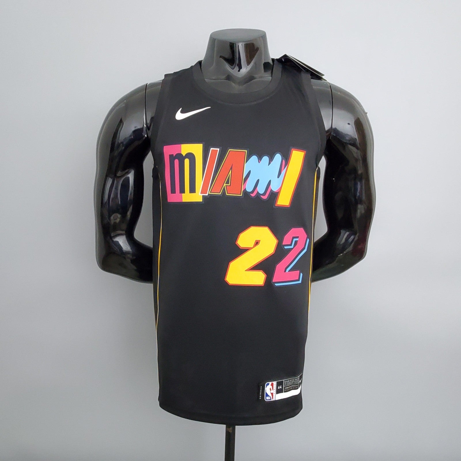 2022 Season Heat Team Butler #22 City Edition Black Nba Jersey