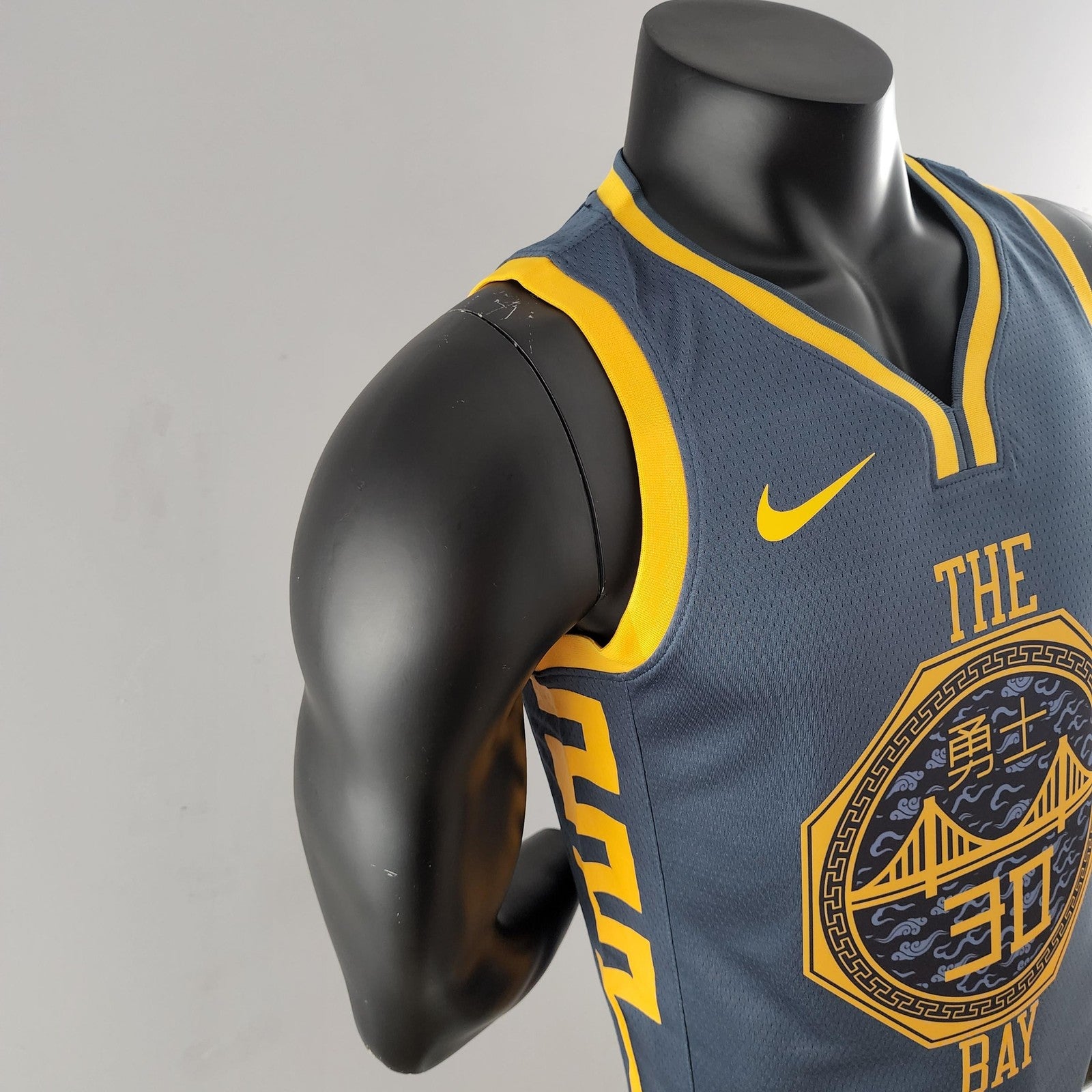 2018 Curry#30 Golden State Warriors Grey Nba Jersey