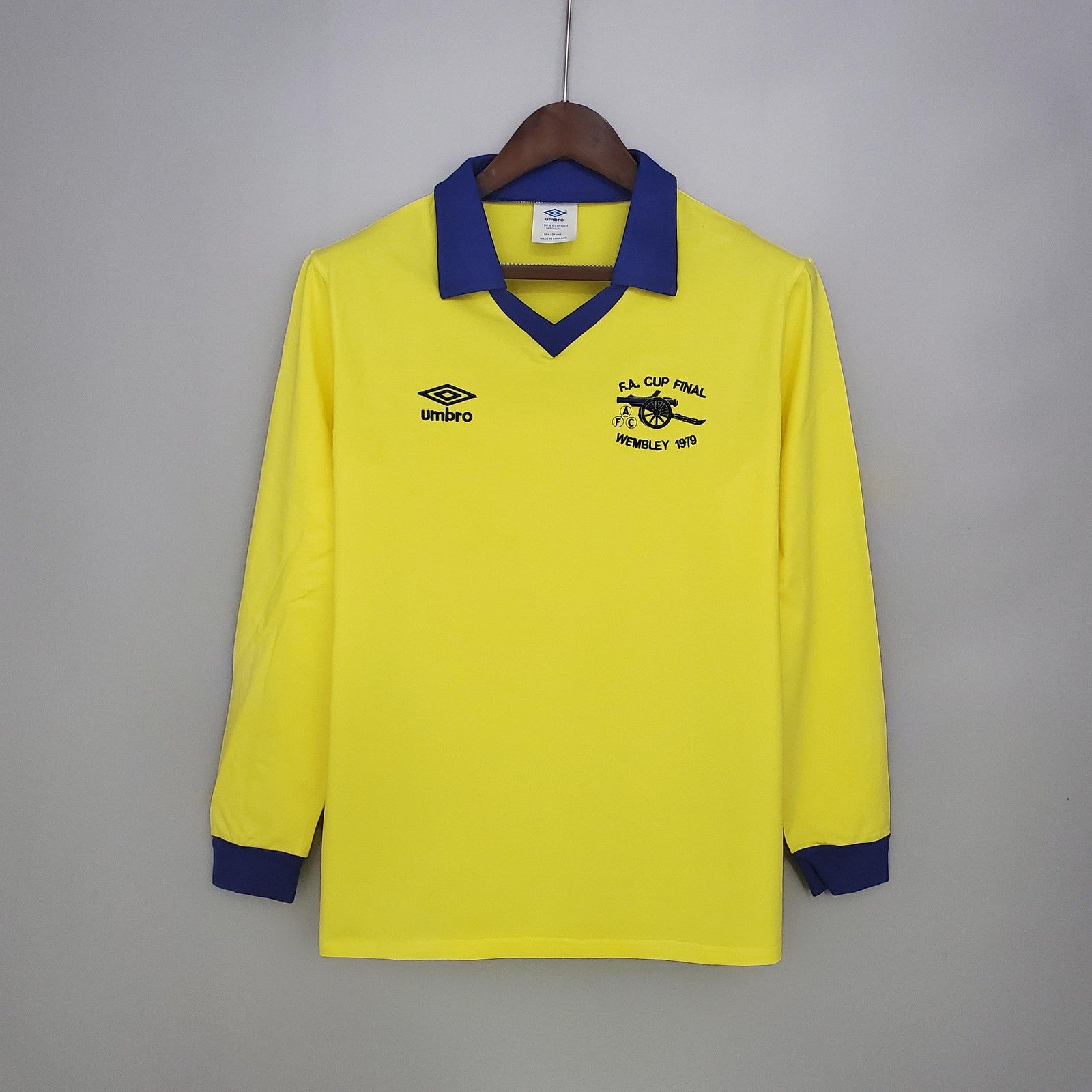 Retro Long Sleeve Arsenal Away Yellow