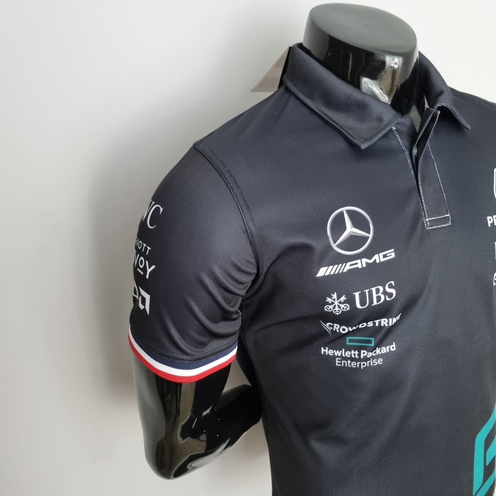 2022 F1 Formula One Mercedes Benz #63 Polo Black