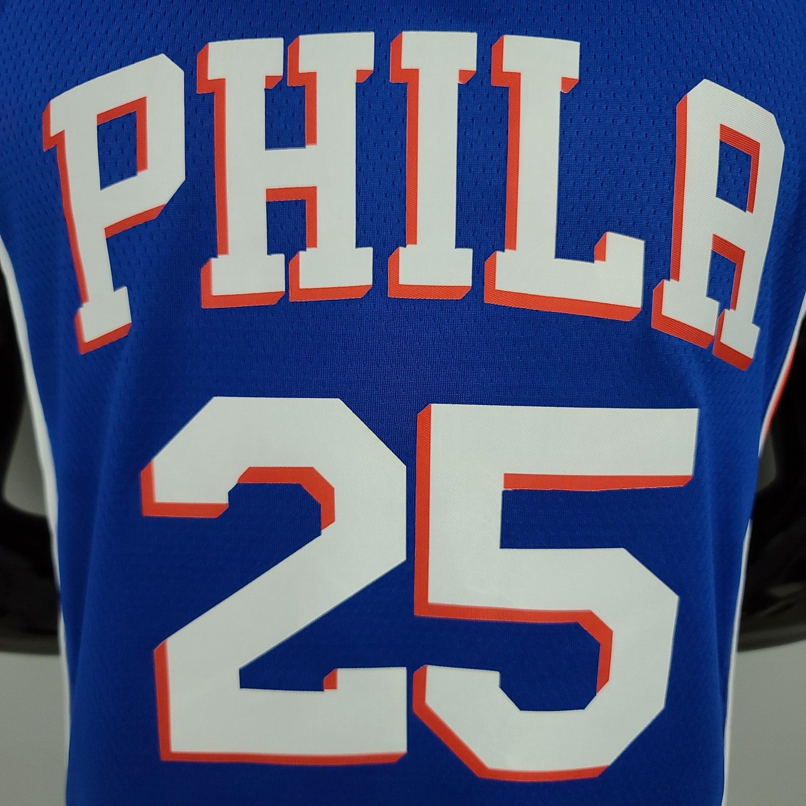 Simmons#25 Detroit Pistons Blue Nba Jersey