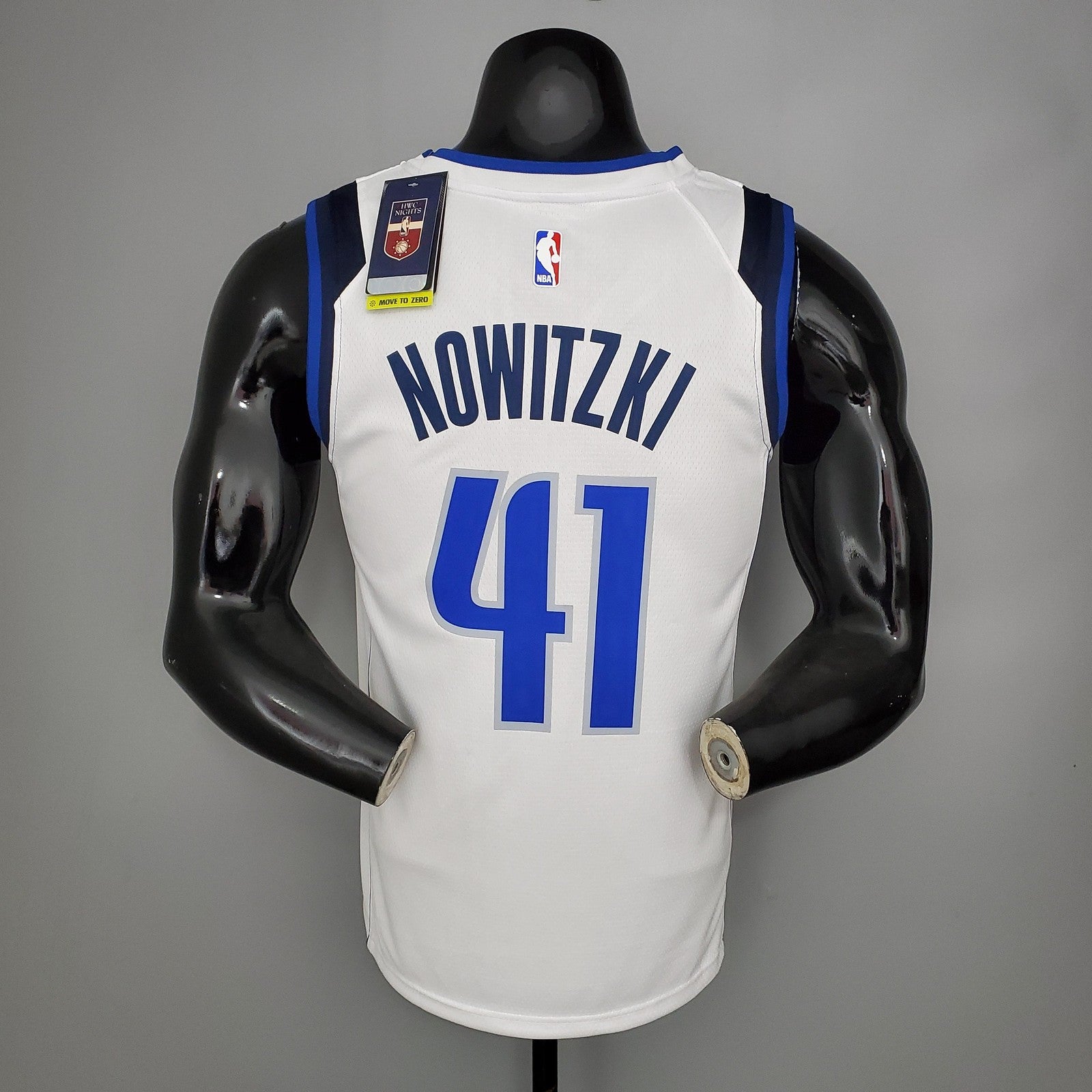Dallas Mavericks Nowitzki#41 Lone Ranger Home White Nba Jersey