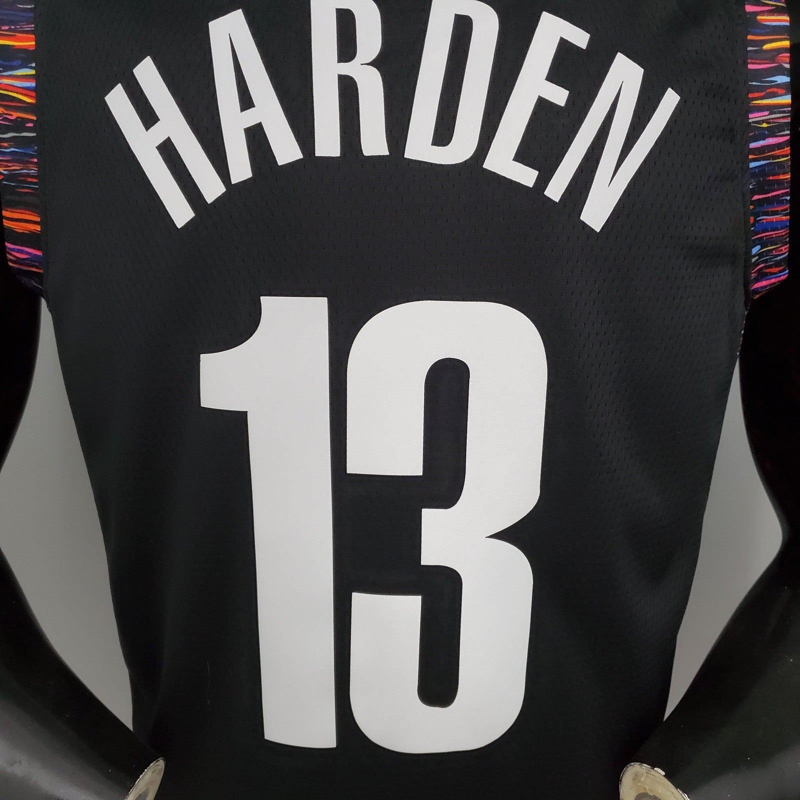 Harden #13 Brooklyn Nets City Version Black Nba Jersey