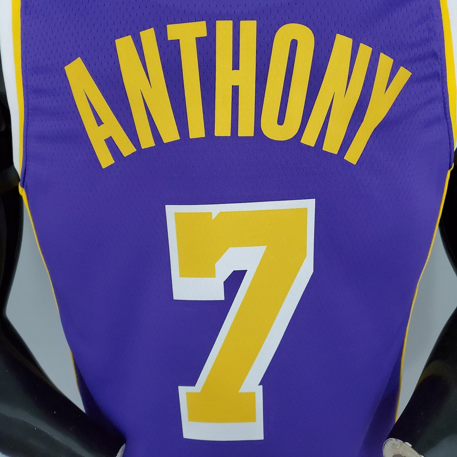 Anthony#7 Lakers Purple Nba Jersey