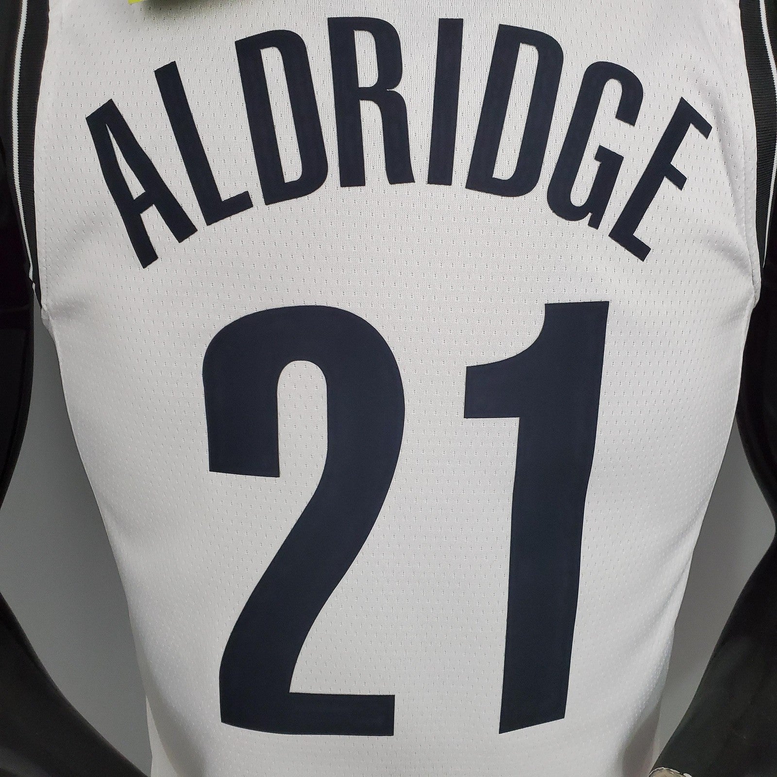 Aldridge#21 Brooklyn Nets White Nba Jersey