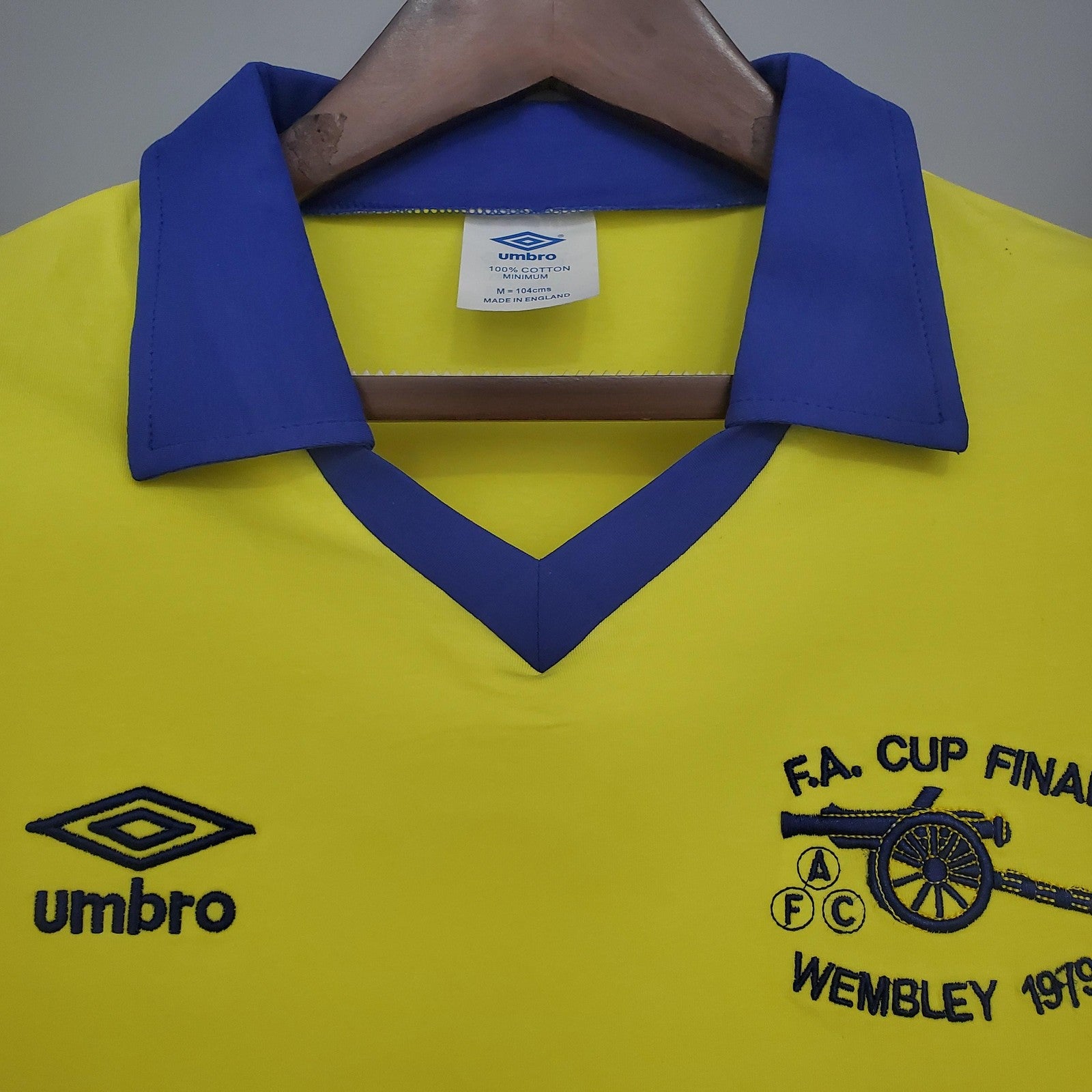 Retro Long Sleeve Arsenal Away Yellow