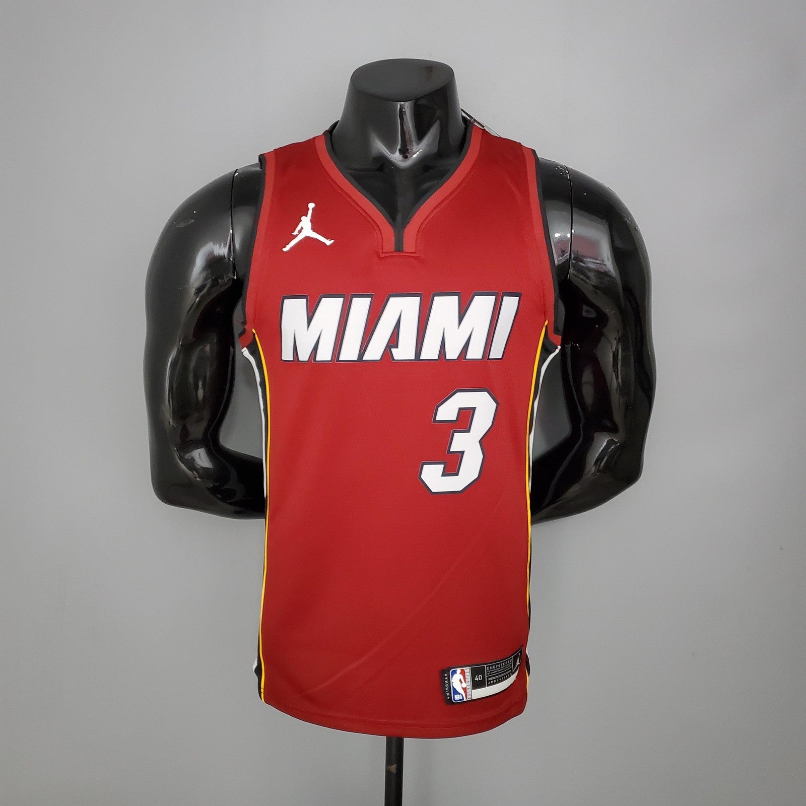 New Miami Heat Jordan Wade#3 Burgundy Nba Jersey