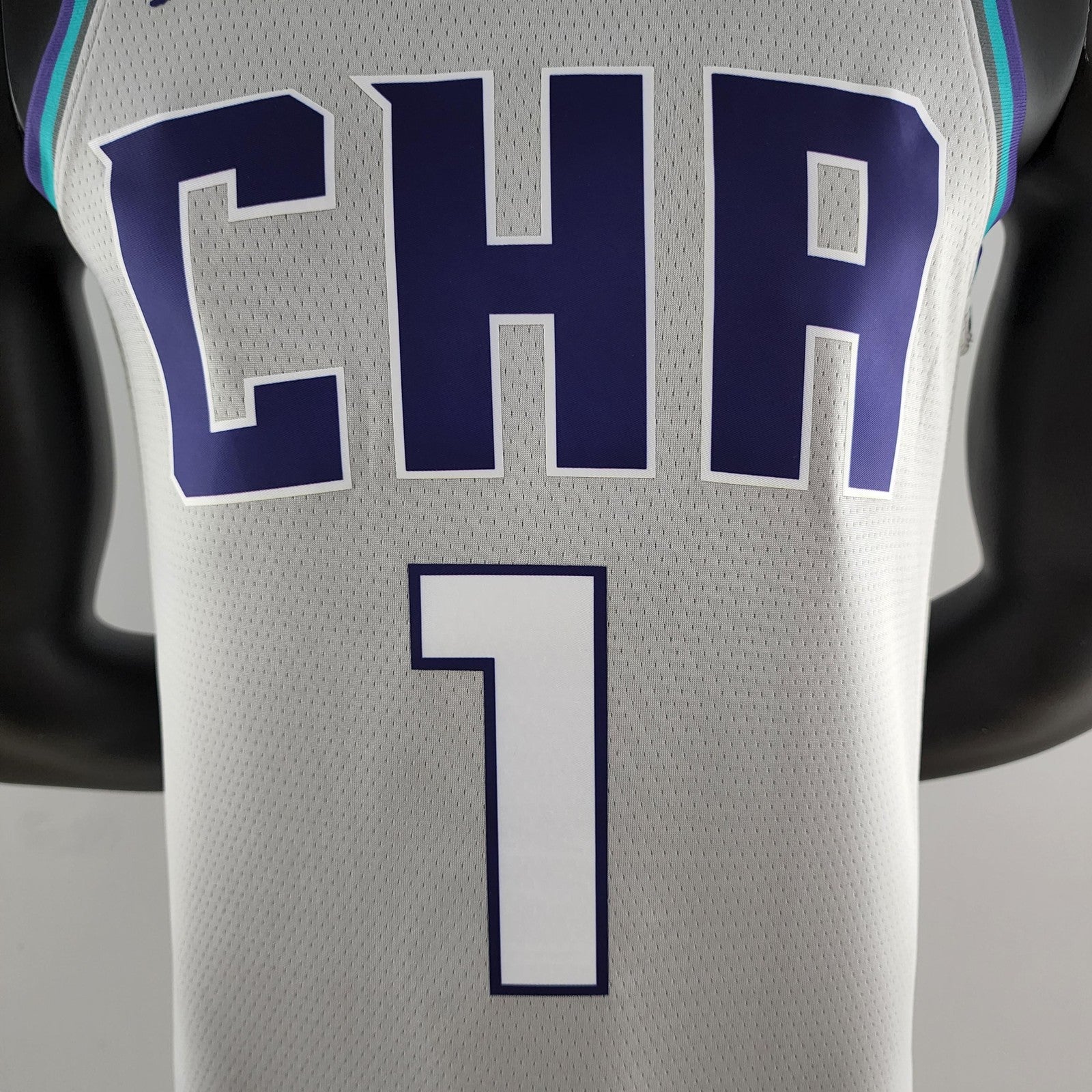 2019 Ball #1 Charlotte Hornets Grey Nba Jersey
