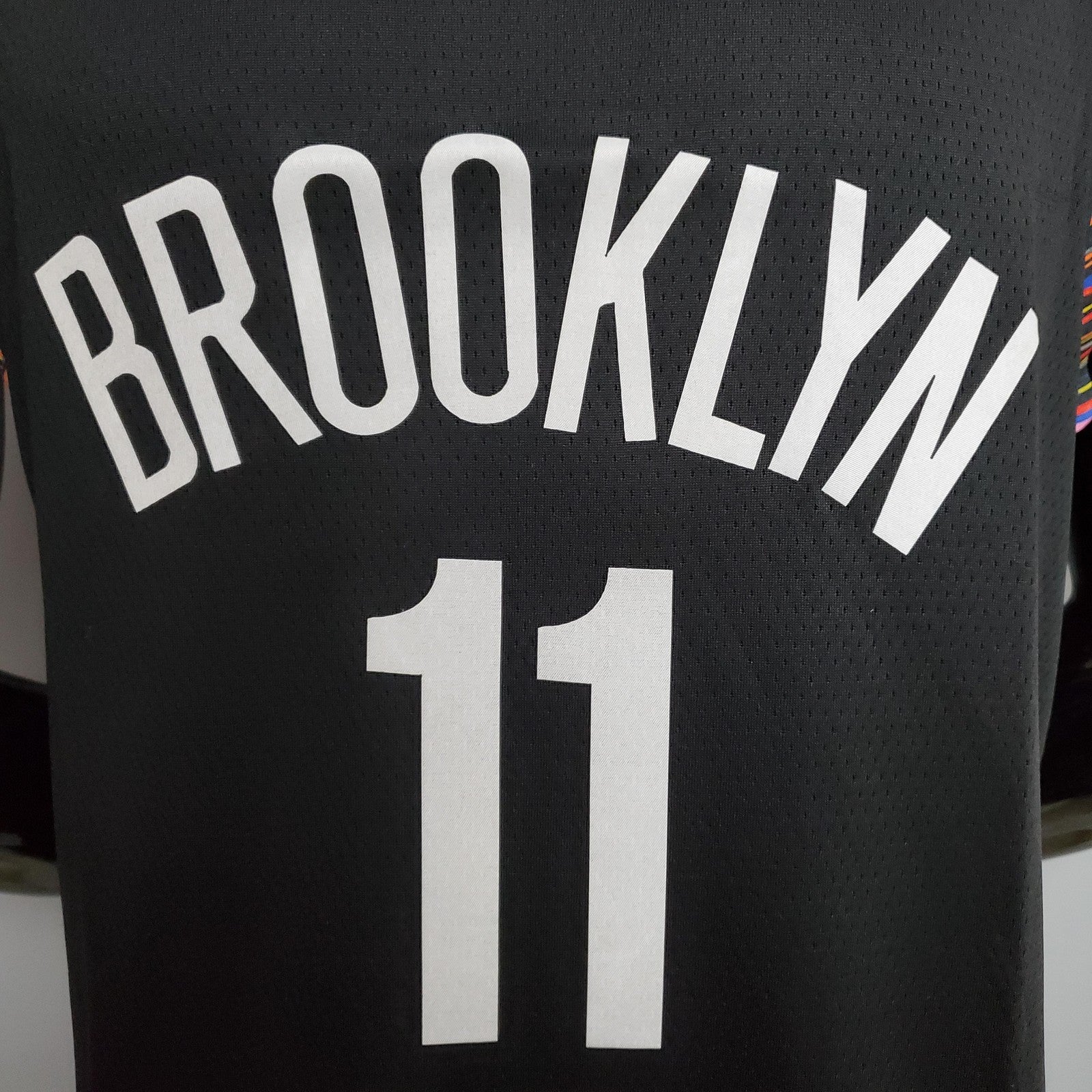 Irving #11 Brooklyn Nets City Version Black Nba Jersey Nike Connect Recognition