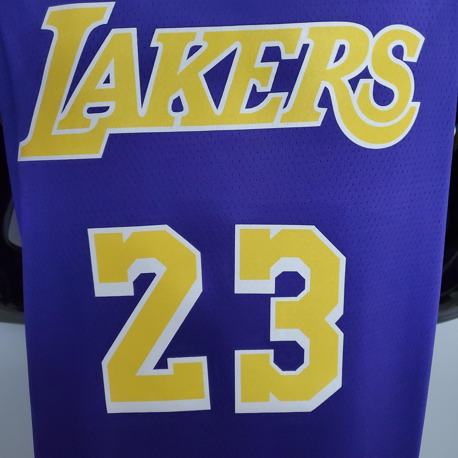 James #23 Lakers Purple Nba Jersey Nike Connect Recognition