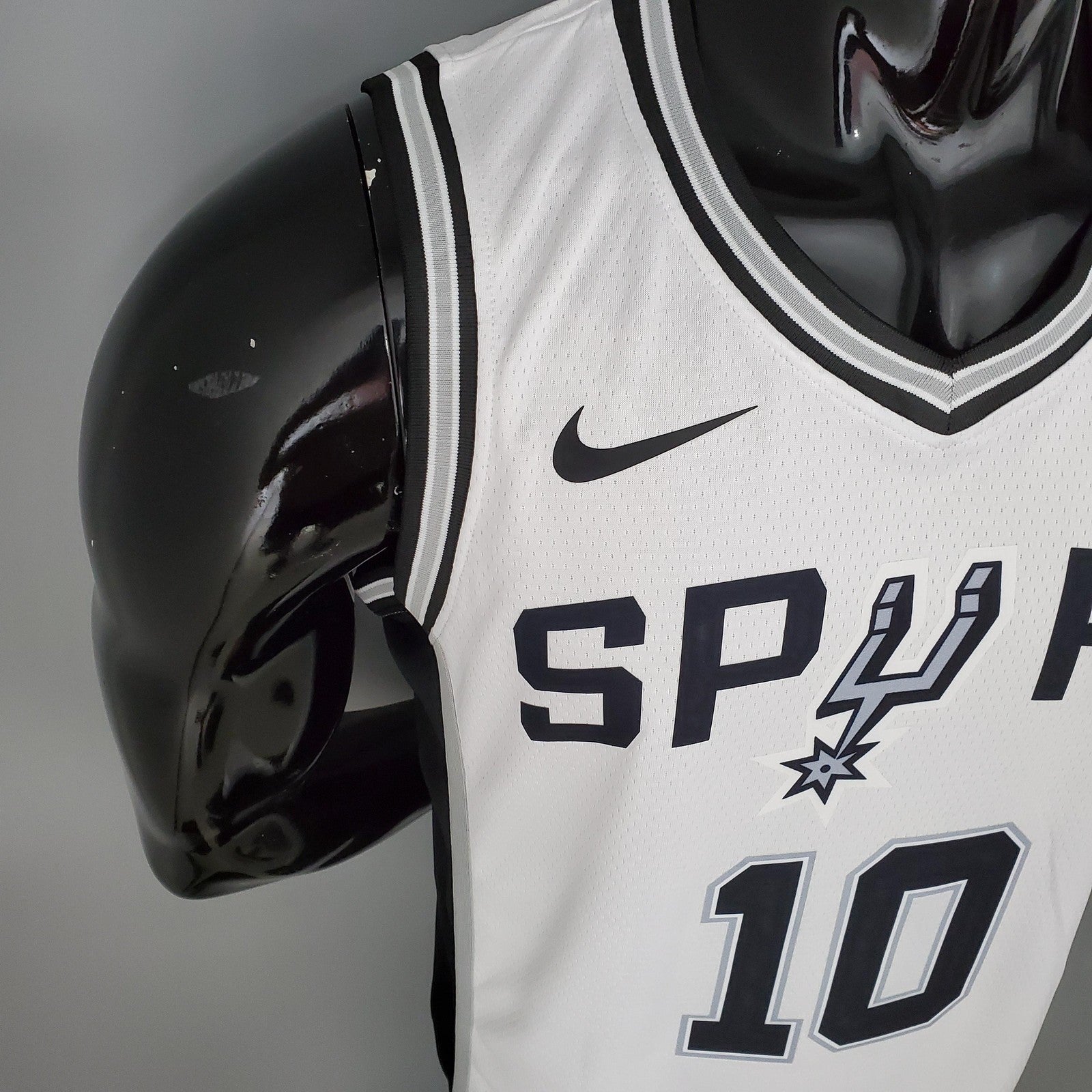 Derozan#10 Spurs White Nba Jersey