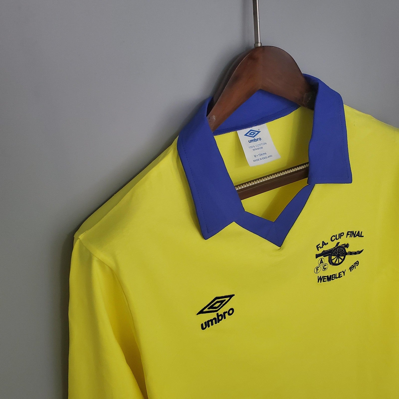 Retro Long Sleeve Arsenal Away Yellow