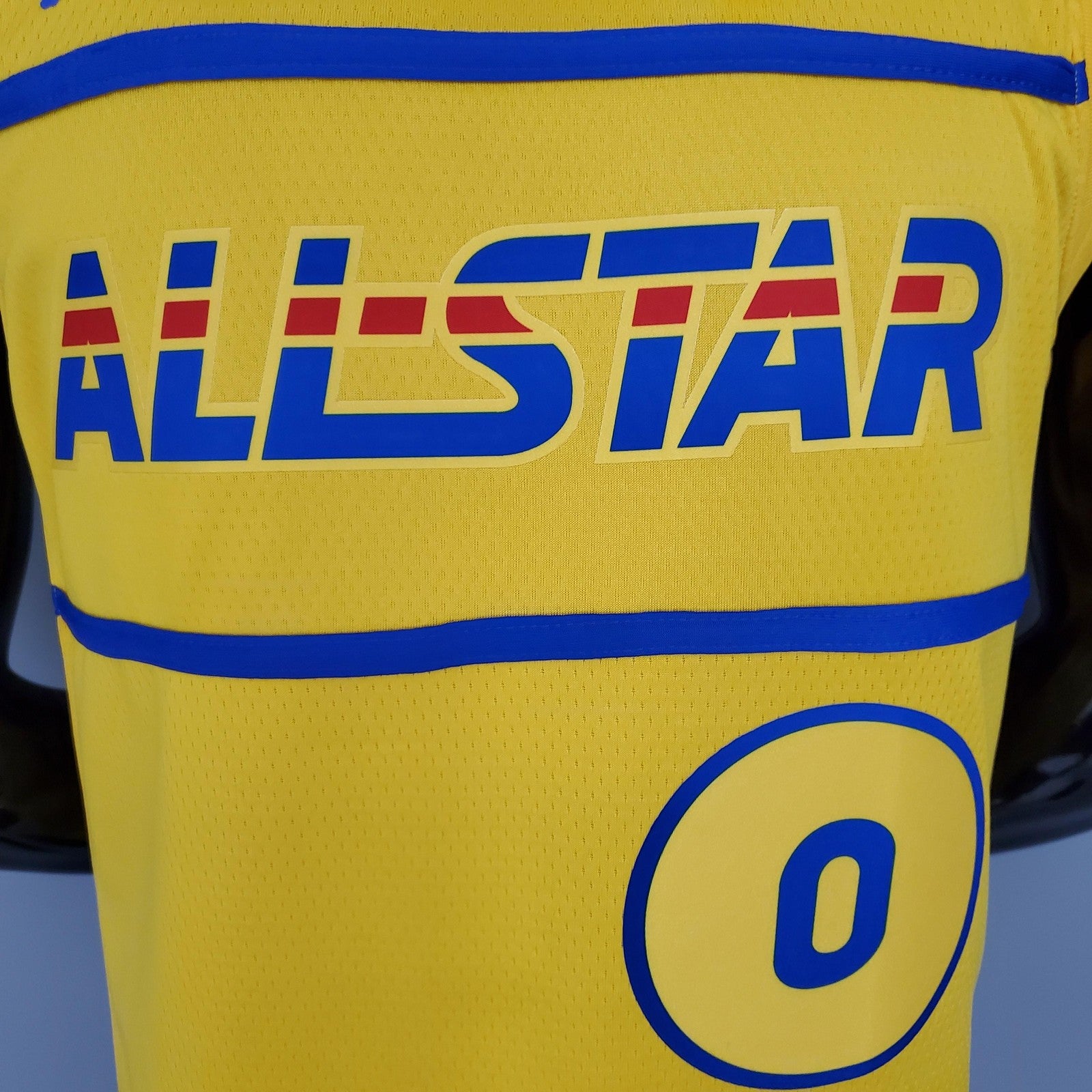 2021 Lillaro#0 All Star Yellow Nba Jersey