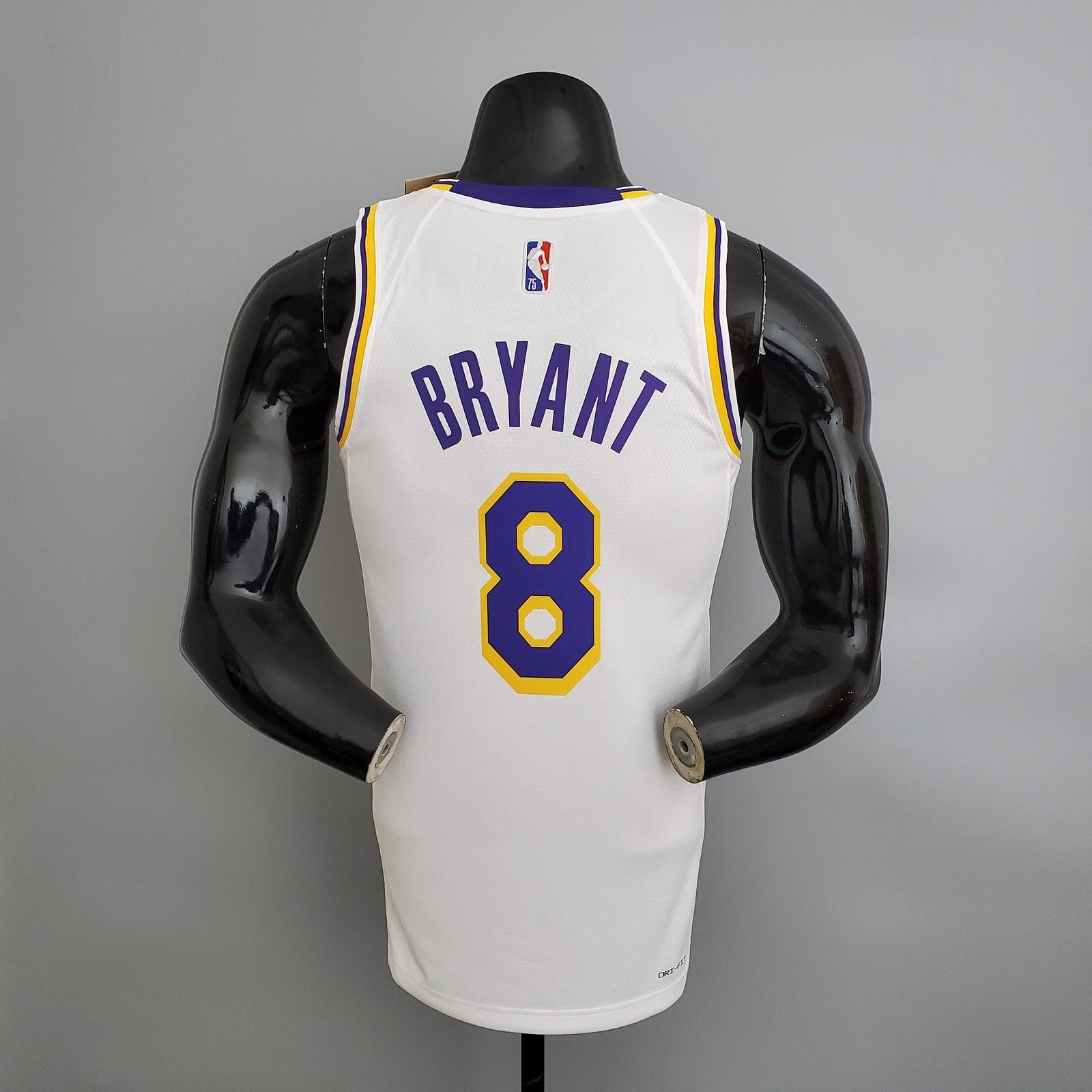 75th Anniversary Lakers White Nba Jersey